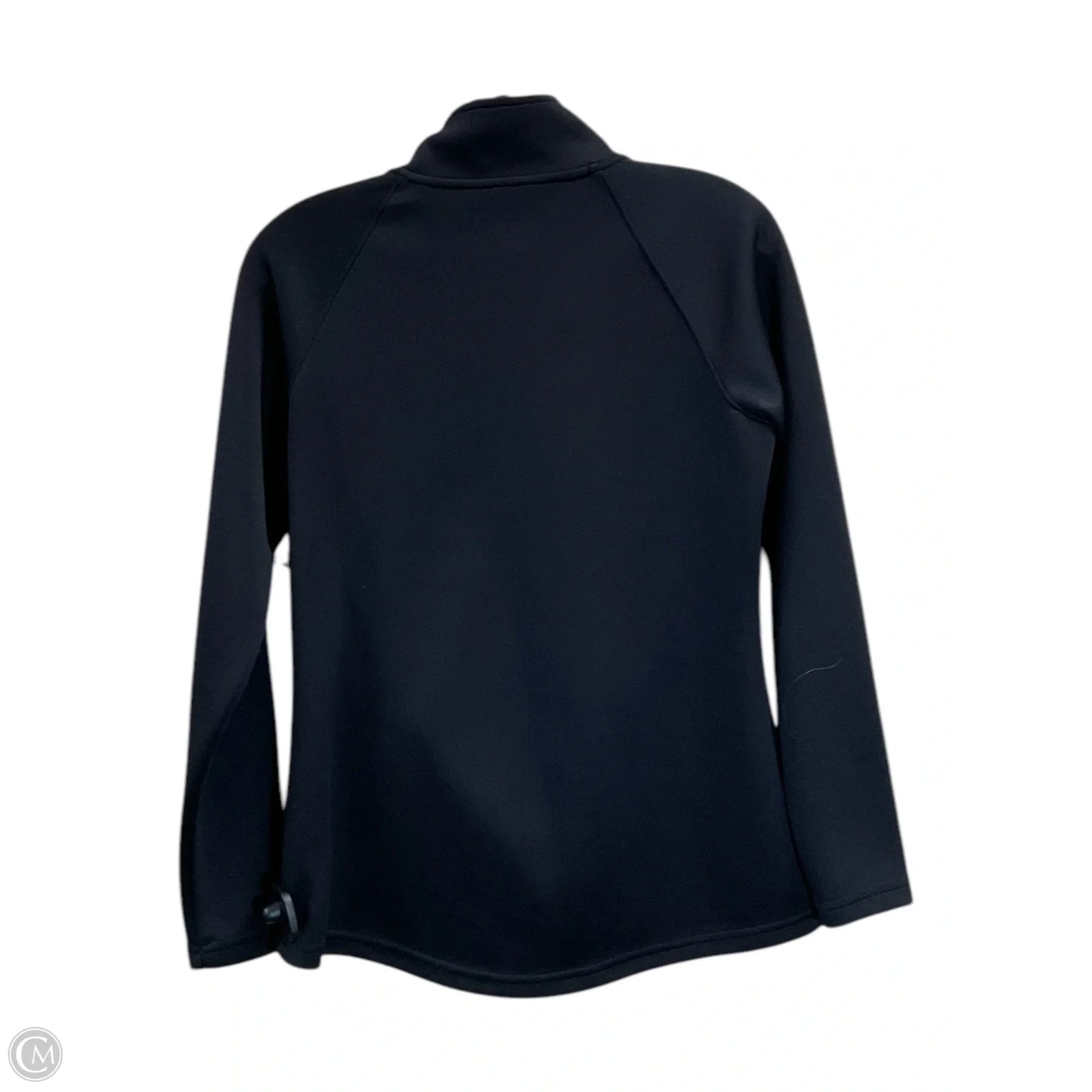 Athletic Top Long Sleeve Collar By Avia In Black, Size: S