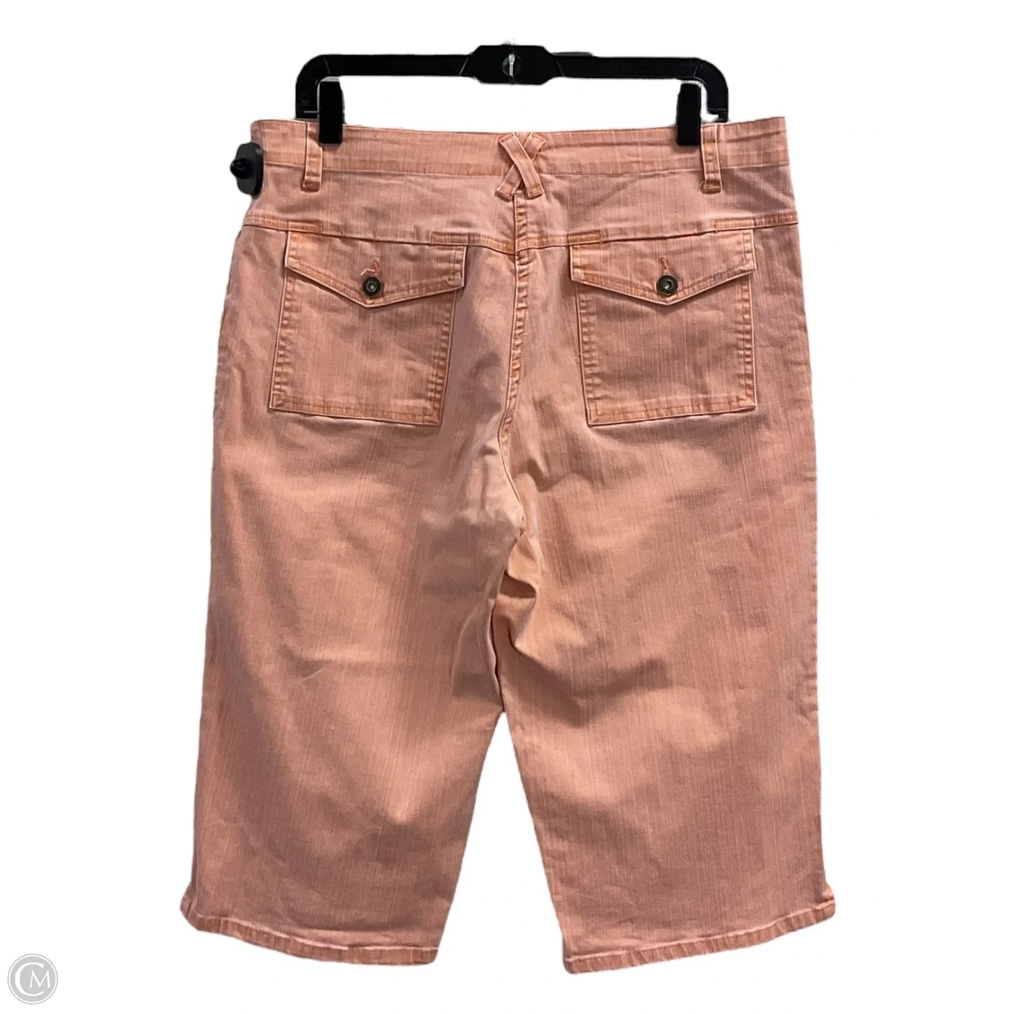 Shorts By Christopher And Banks In Orange Denim, Size: 12