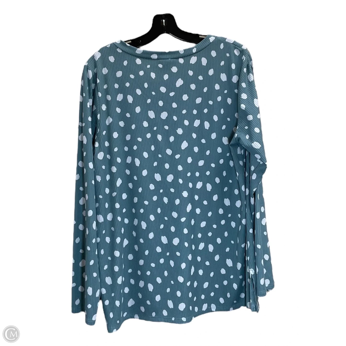 Top Long Sleeve By Jodifl In Green, Size: L