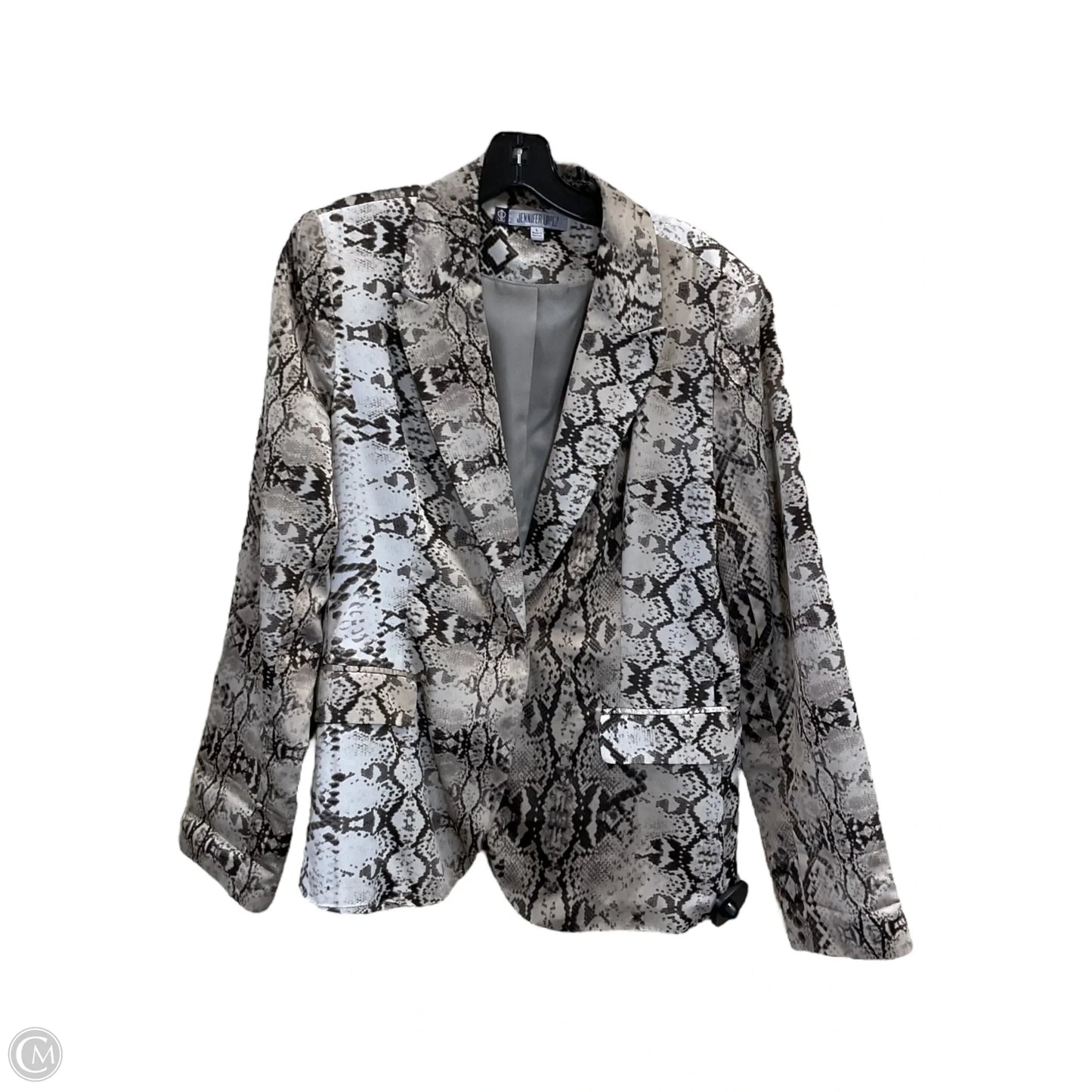 Blazer By Jennifer Lopez In Animal Print, Size: L