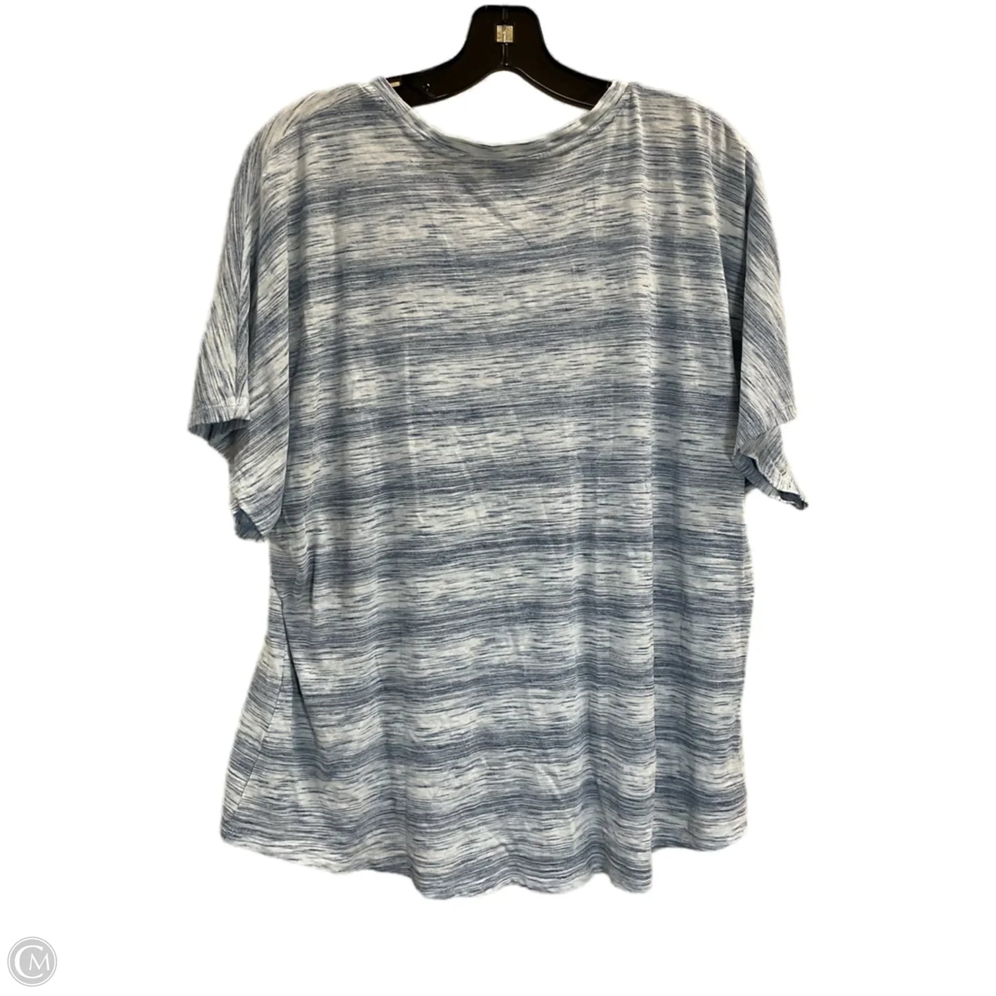Top Short Sleeve By Chicos In Blue, Size: Xl