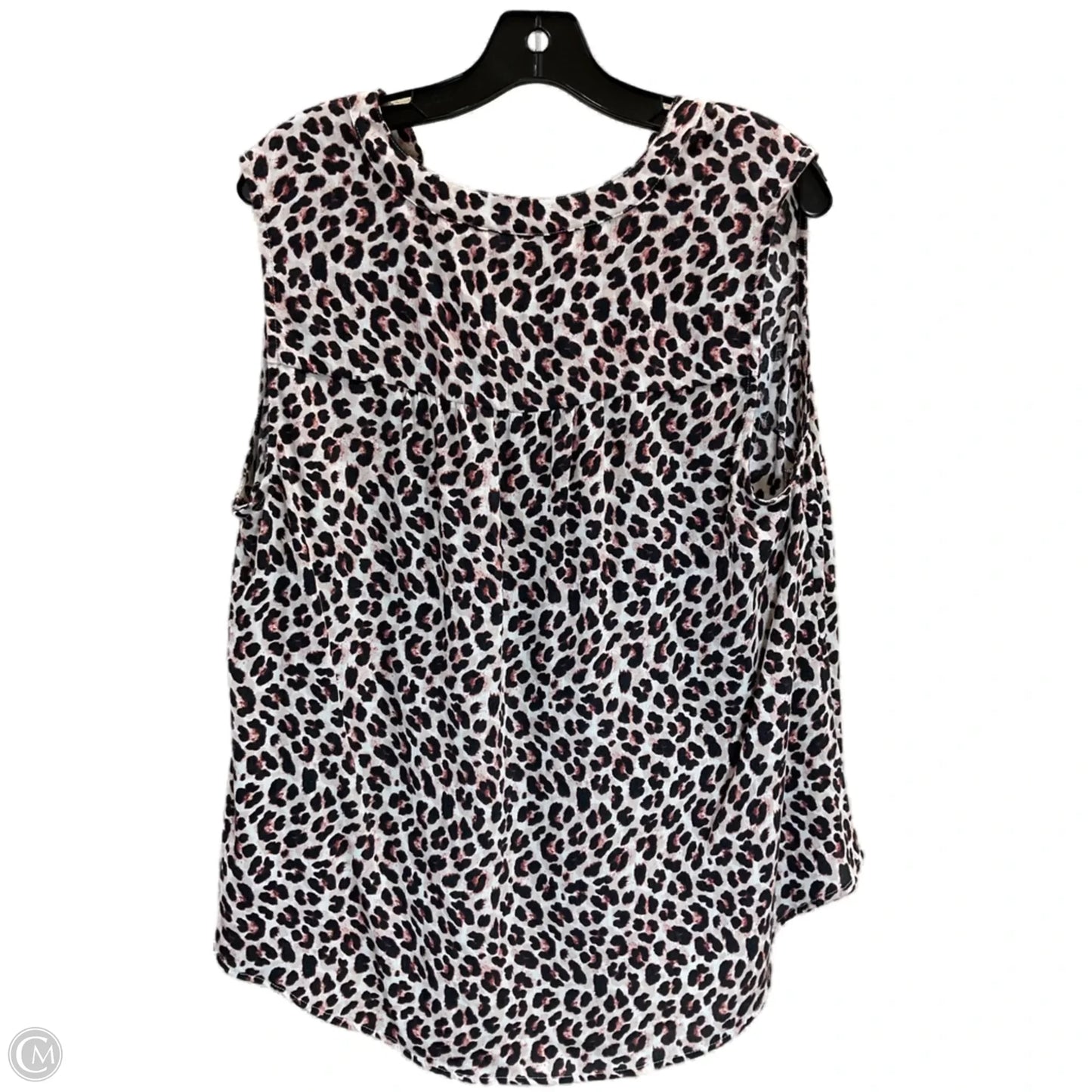 Top Sleeveless By Torrid In Animal Print, Size: L
