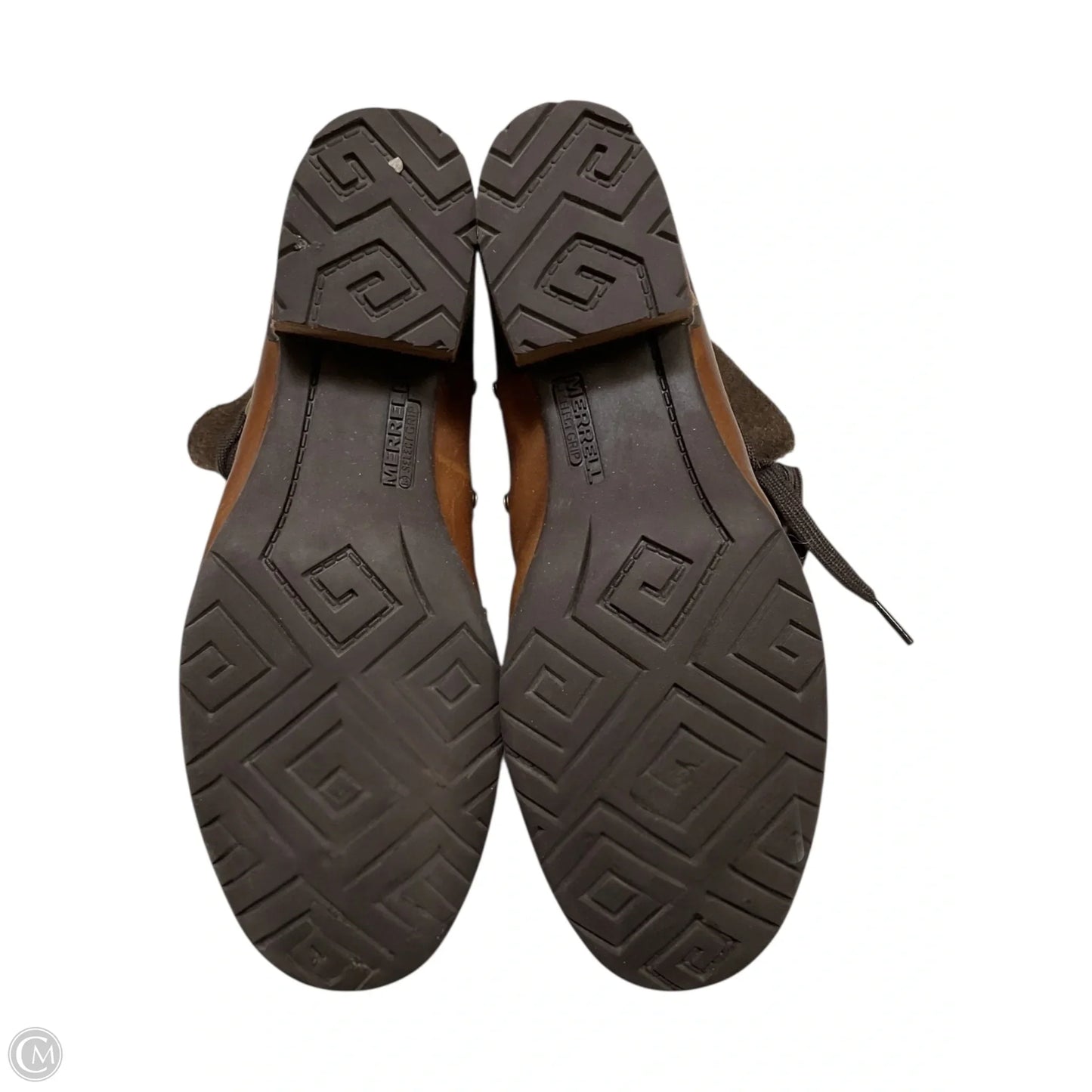 Boots Ankle Flats By Merrell In Brown, Size: 9