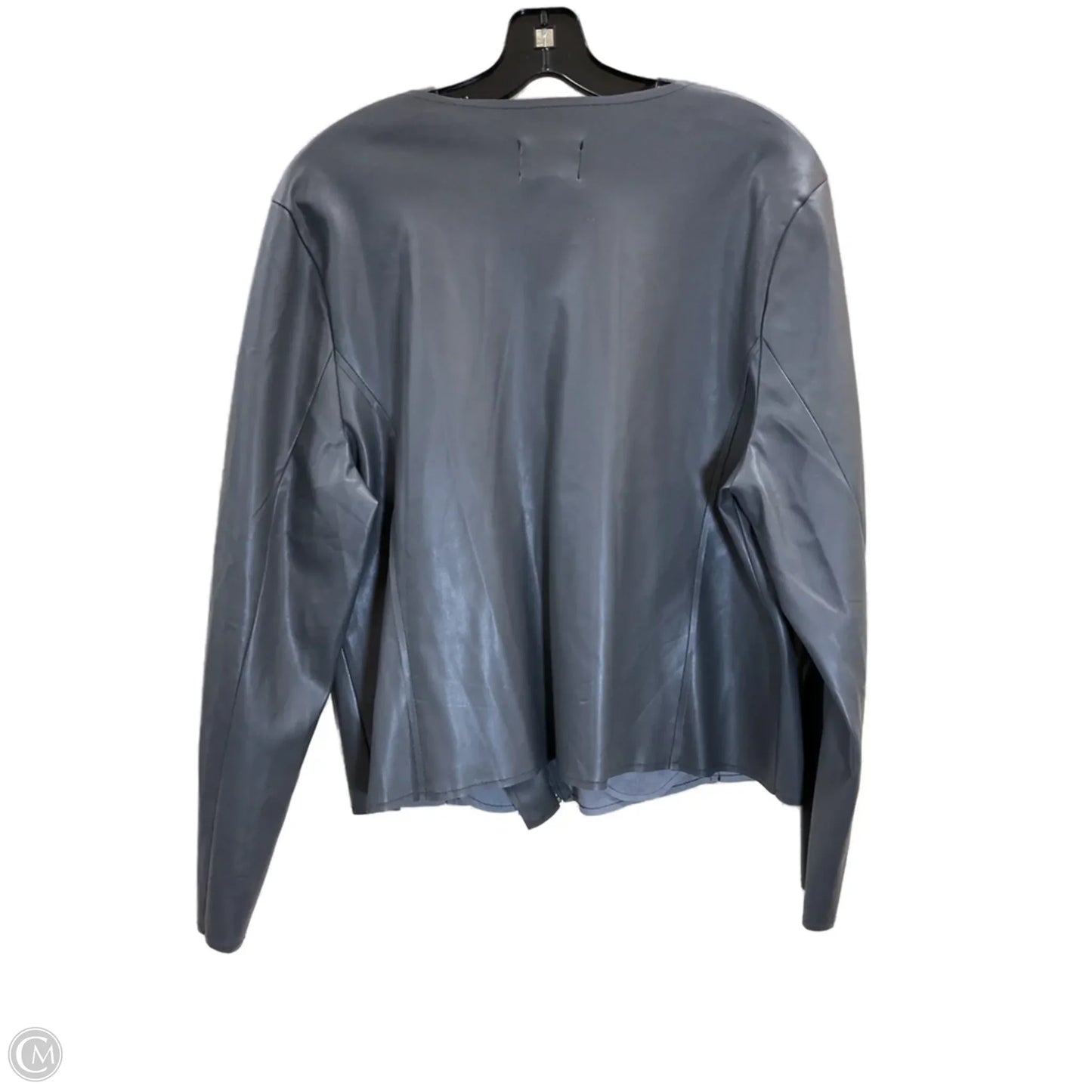 Jacket Moto By Worthington In Grey, Size: Xl