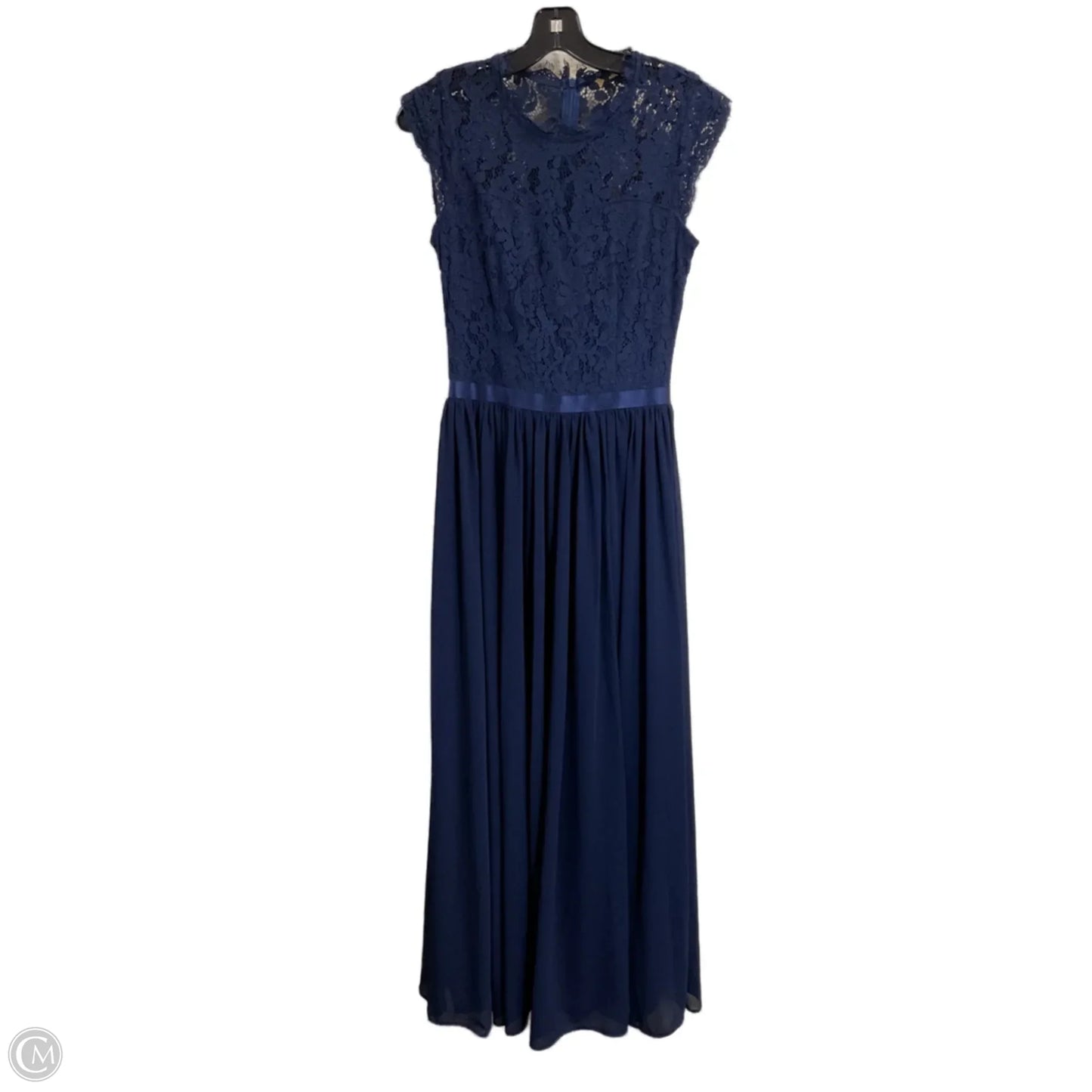 Dress Party Long By Clothes Mentor In Navy, Size: S