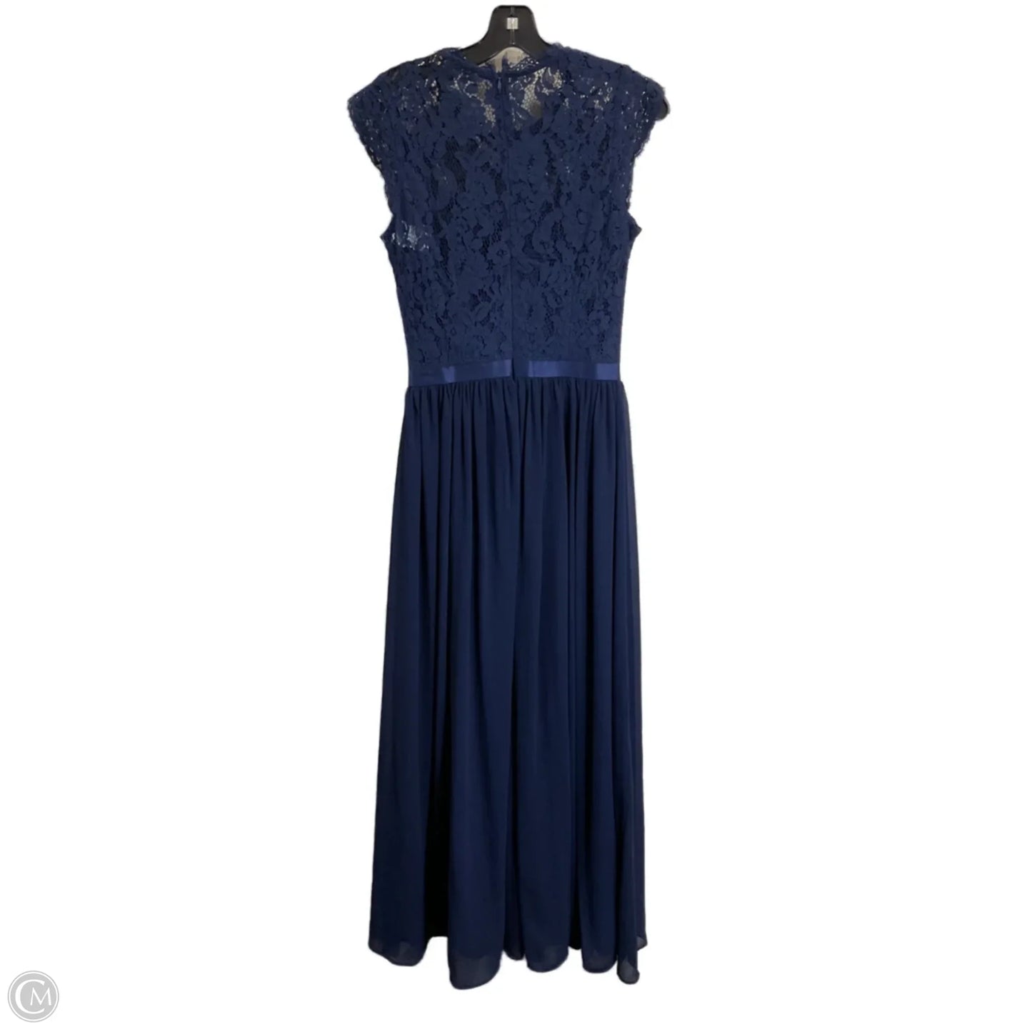 Dress Party Long By Clothes Mentor In Navy, Size: S