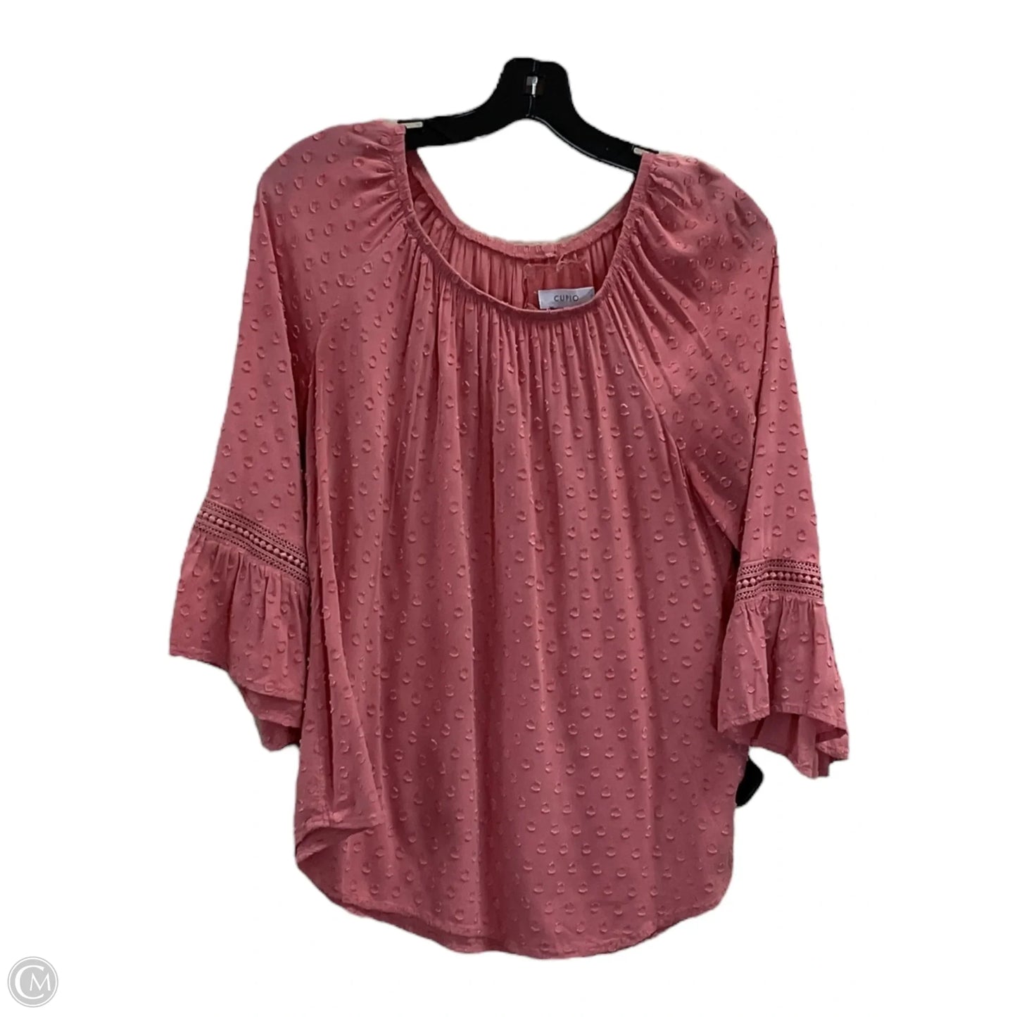 Top Short Sleeve By Cupio In Peach, Size: M