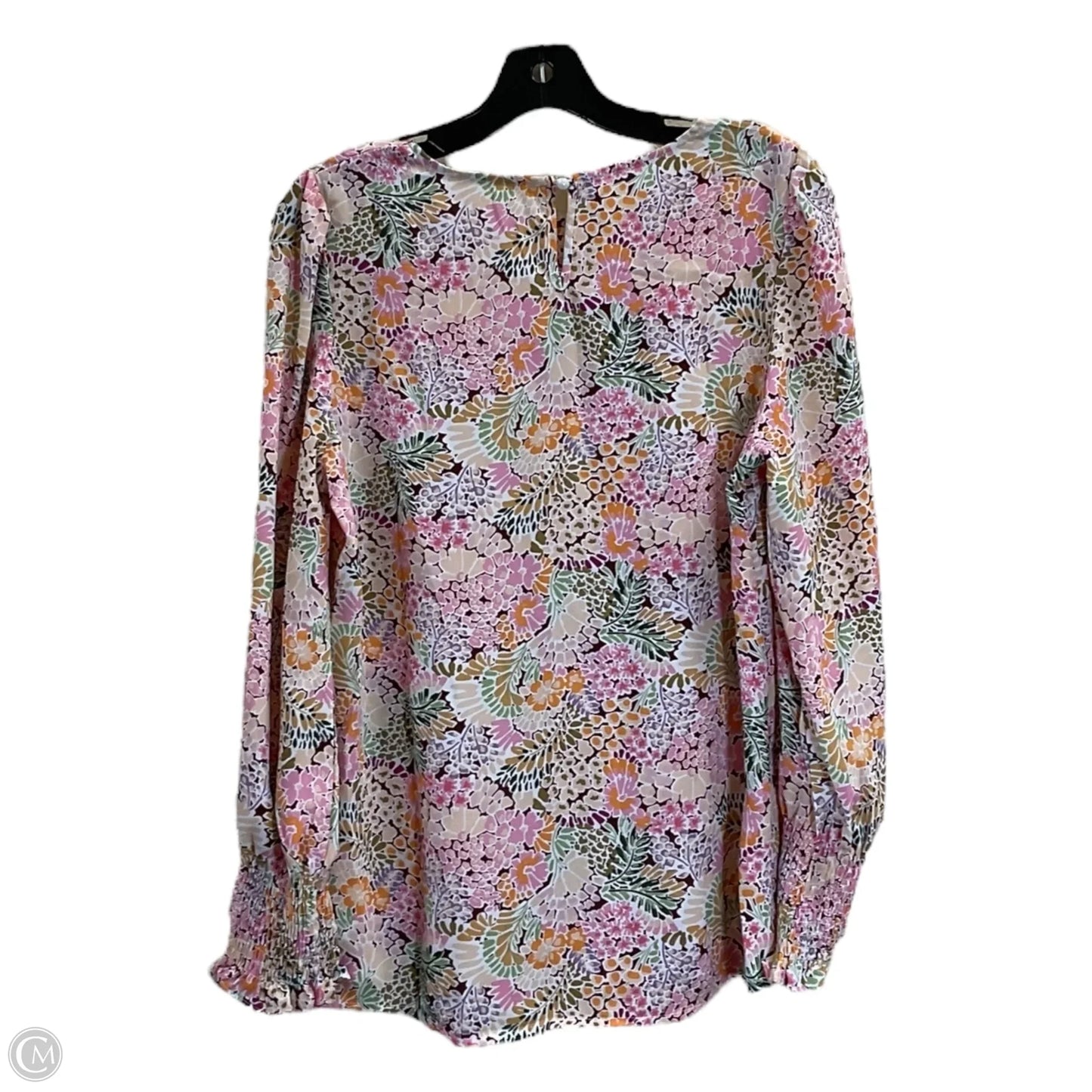 Top Long Sleeve By Clothes Mentor In Floral Print, Size: M