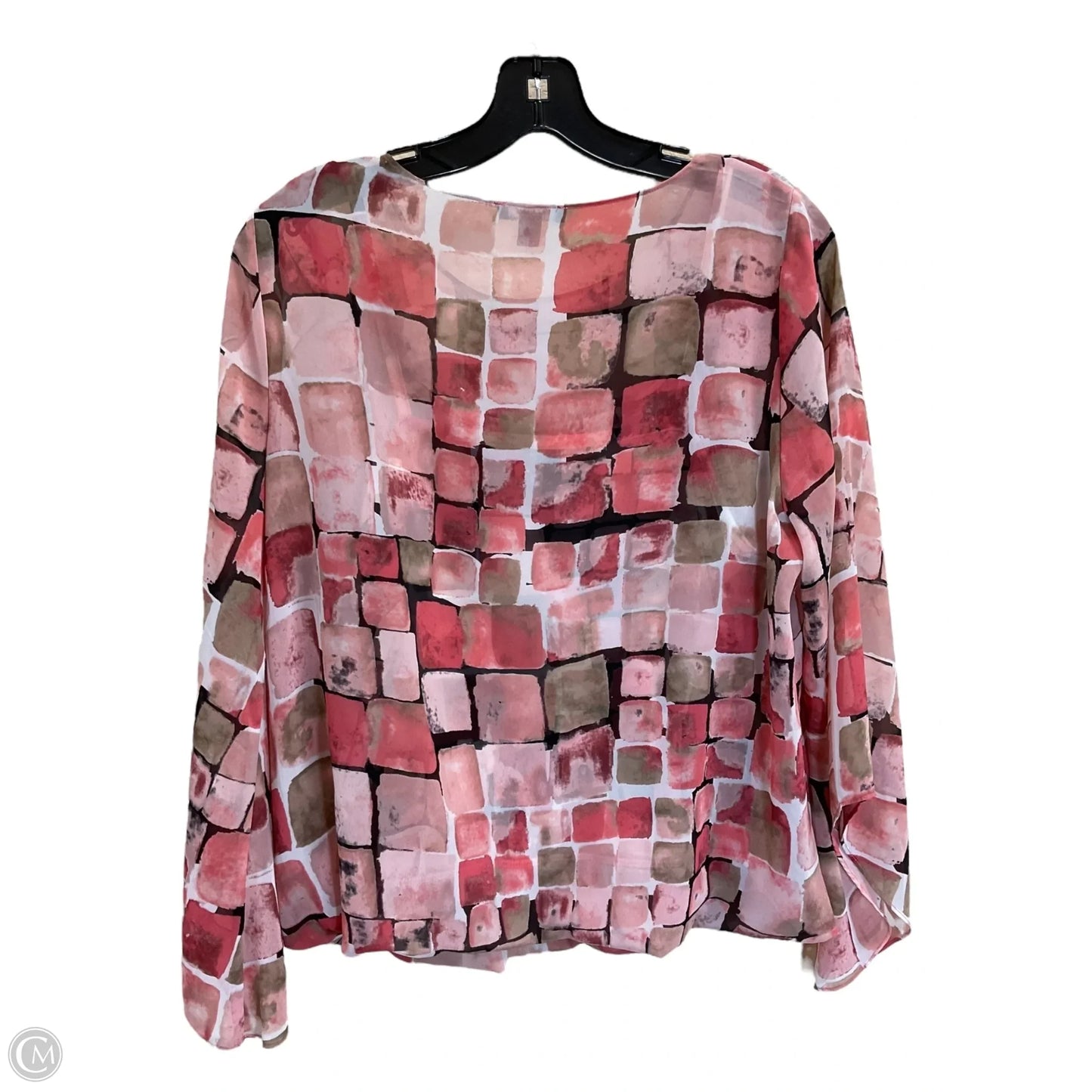 Top Long Sleeve By Alfani In Multi-colored, Size: Lp