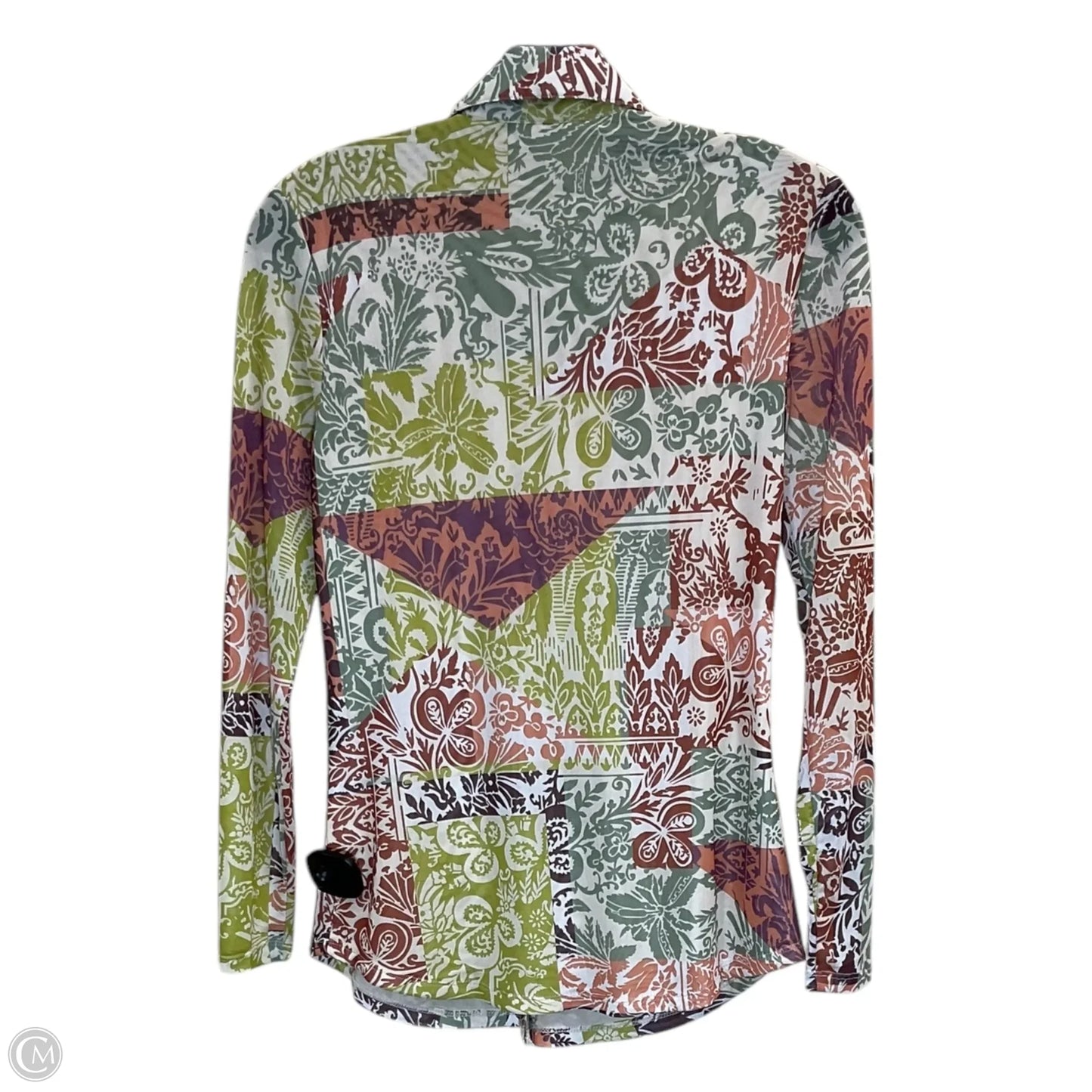 Top Long Sleeve By Tribal In Multi-colored, Size: Xs