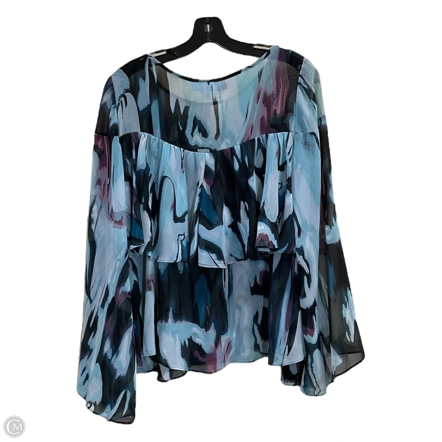 Top Long Sleeve By Jennifer Lopez In Multi-colored, Size: M