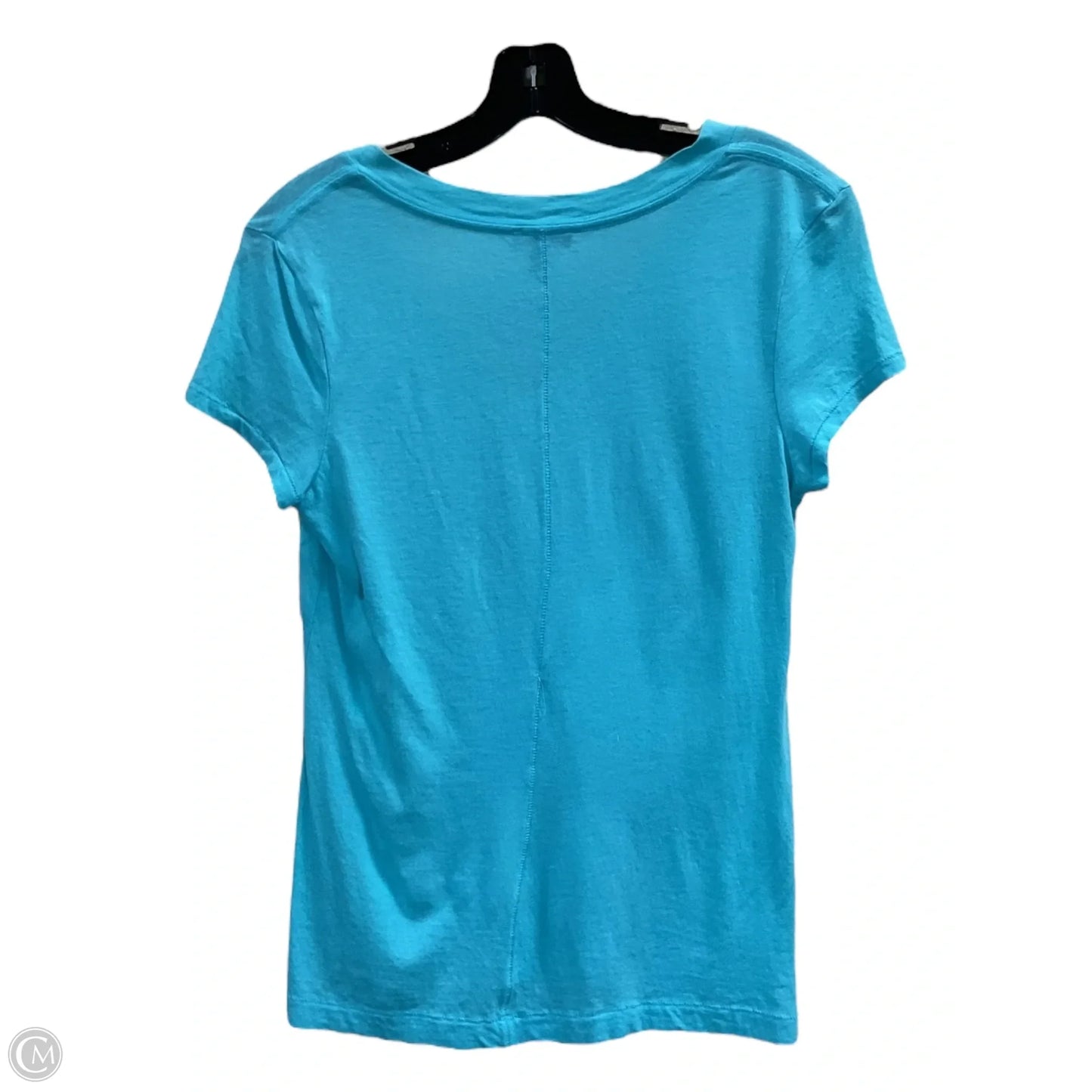 Top Short Sleeve By Express In Teal, Size: Sp