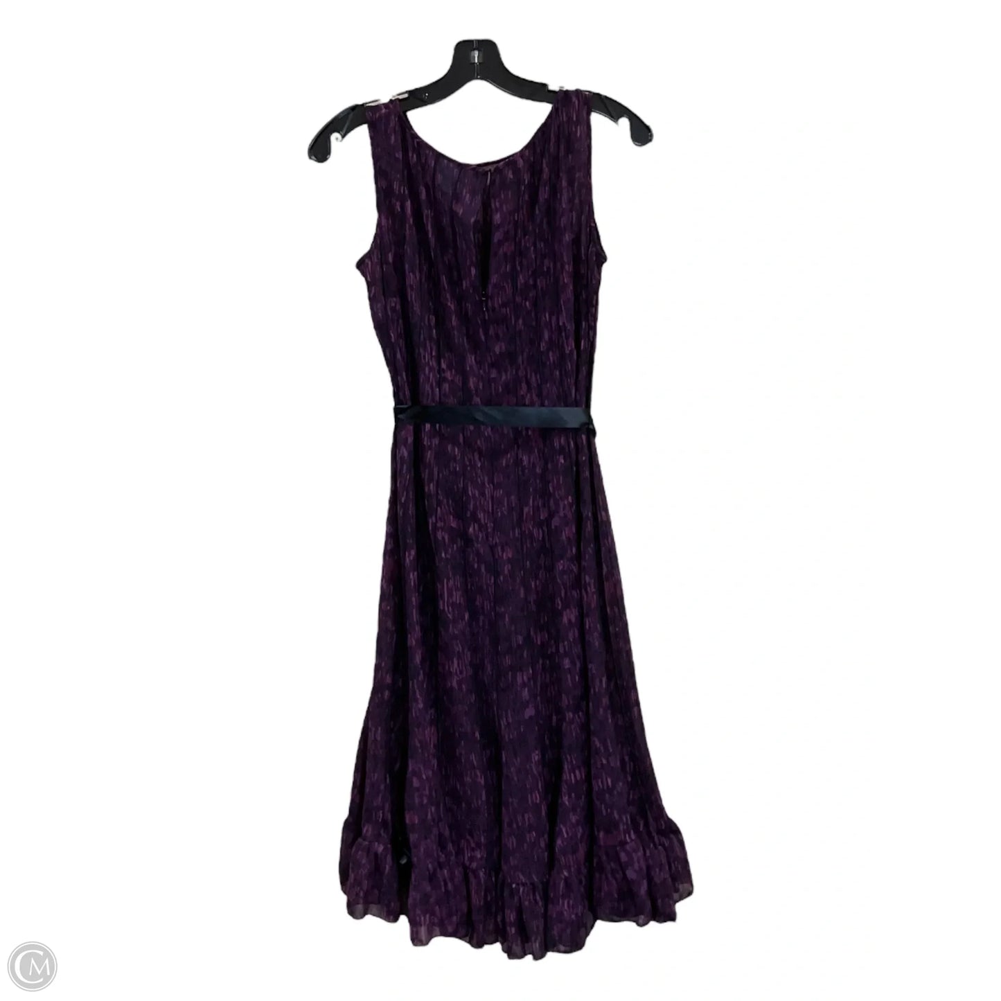 Dress Casual Midi By Dressbarn In Purple, Size: S