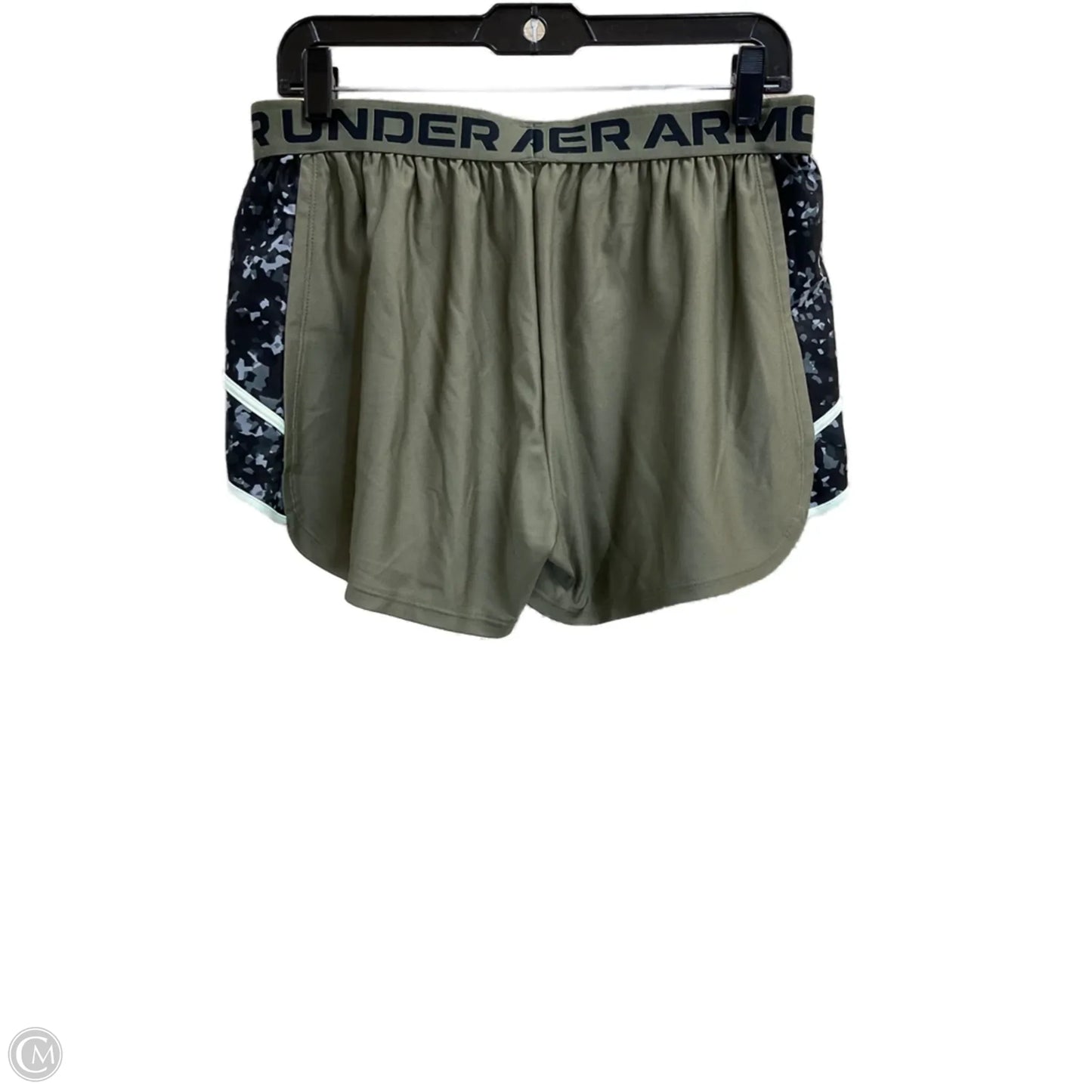 Athletic Shorts By Under Armour In Green, Size: L