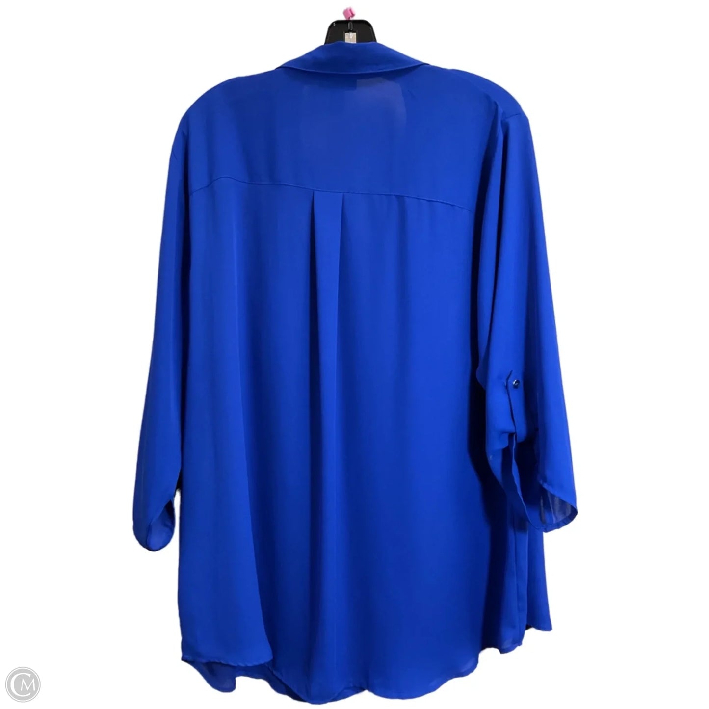 Top Long Sleeve By Alyx In Blue, Size: 2x