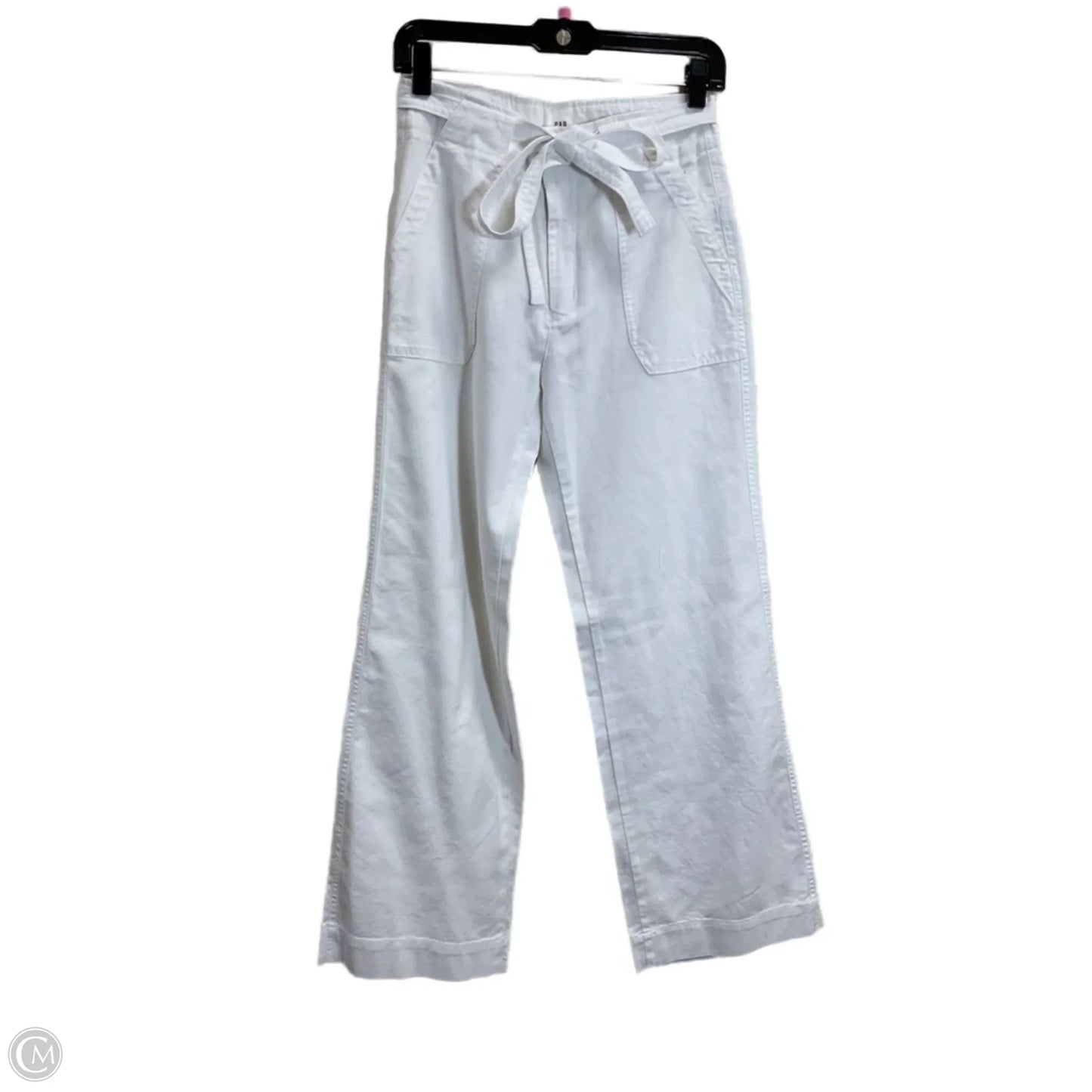 Pants Wide Leg By Gap In White, Size: 2