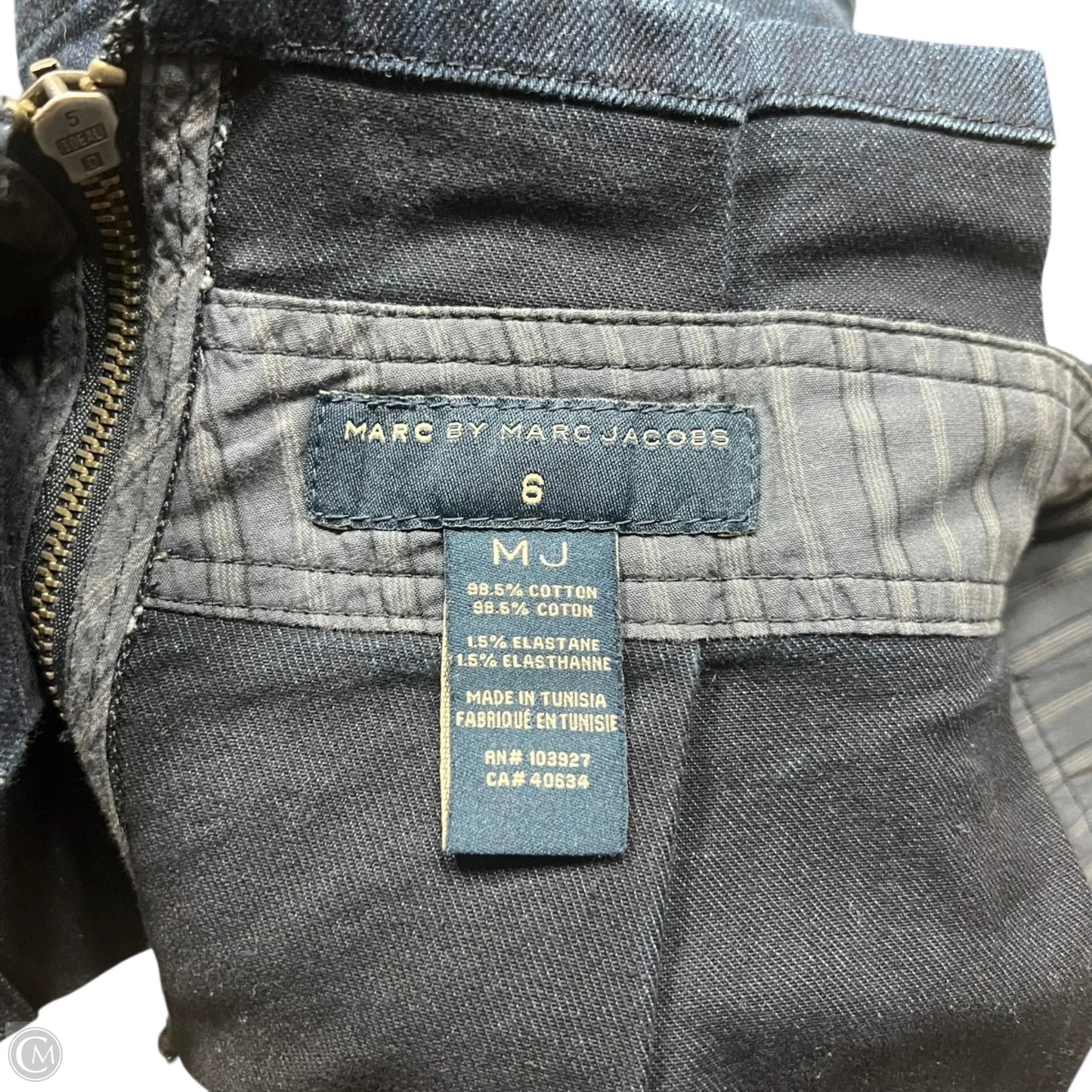 Skirt Designer By Marc By Marc Jacobs In Blue Denim, Size: 6