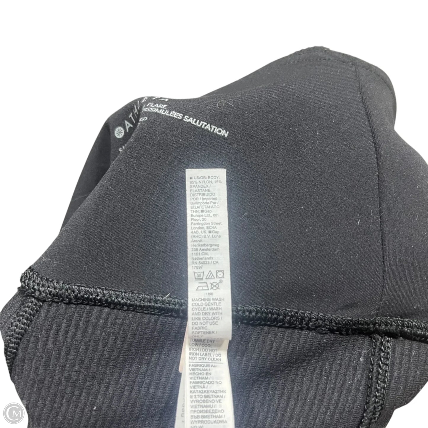 Athletic Leggings By Athleta In Black, Size: S