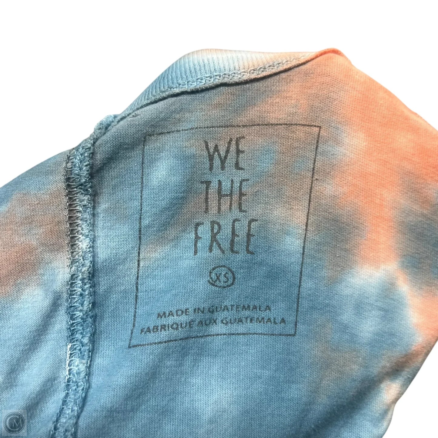Top Long Sleeve By We The Free In Blue & Orange, Size: Xs