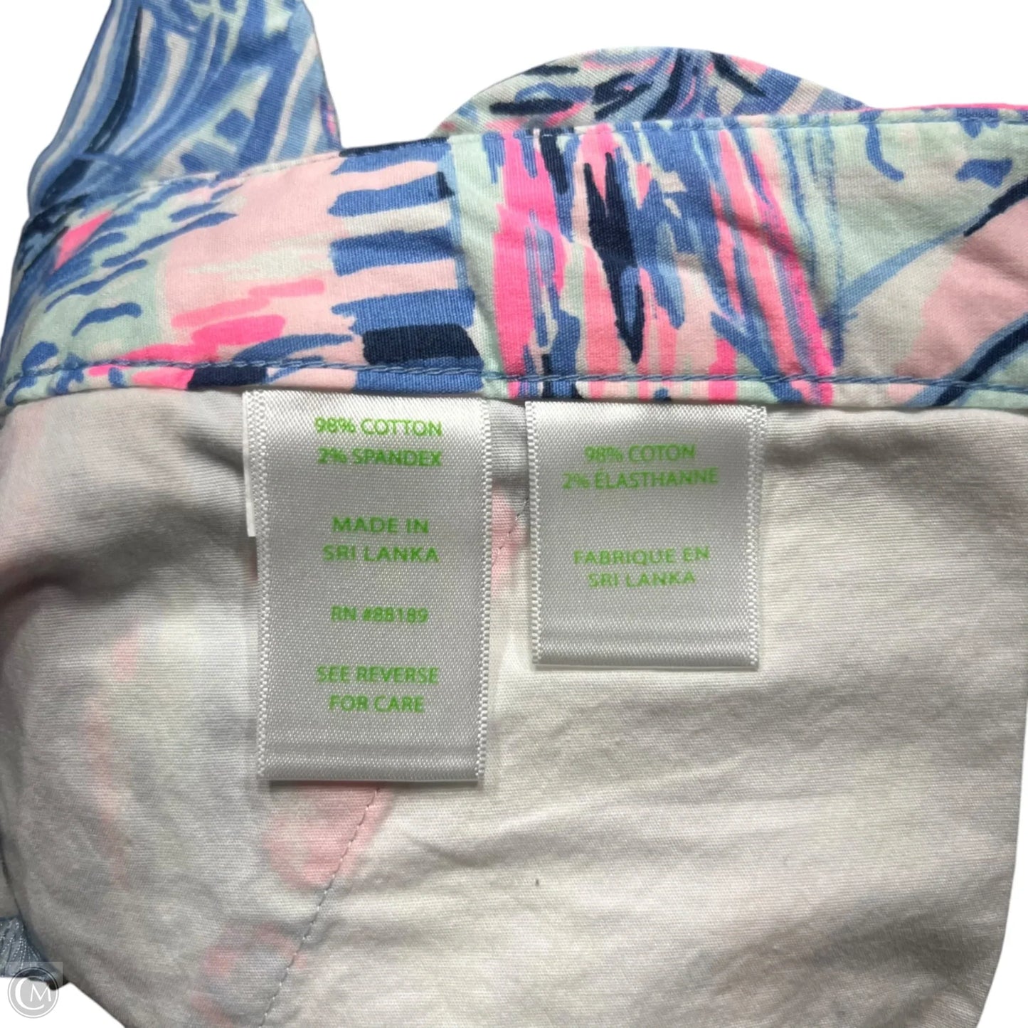 Shorts Designer By Lilly Pulitzer In Blue & Pink, Size: 4