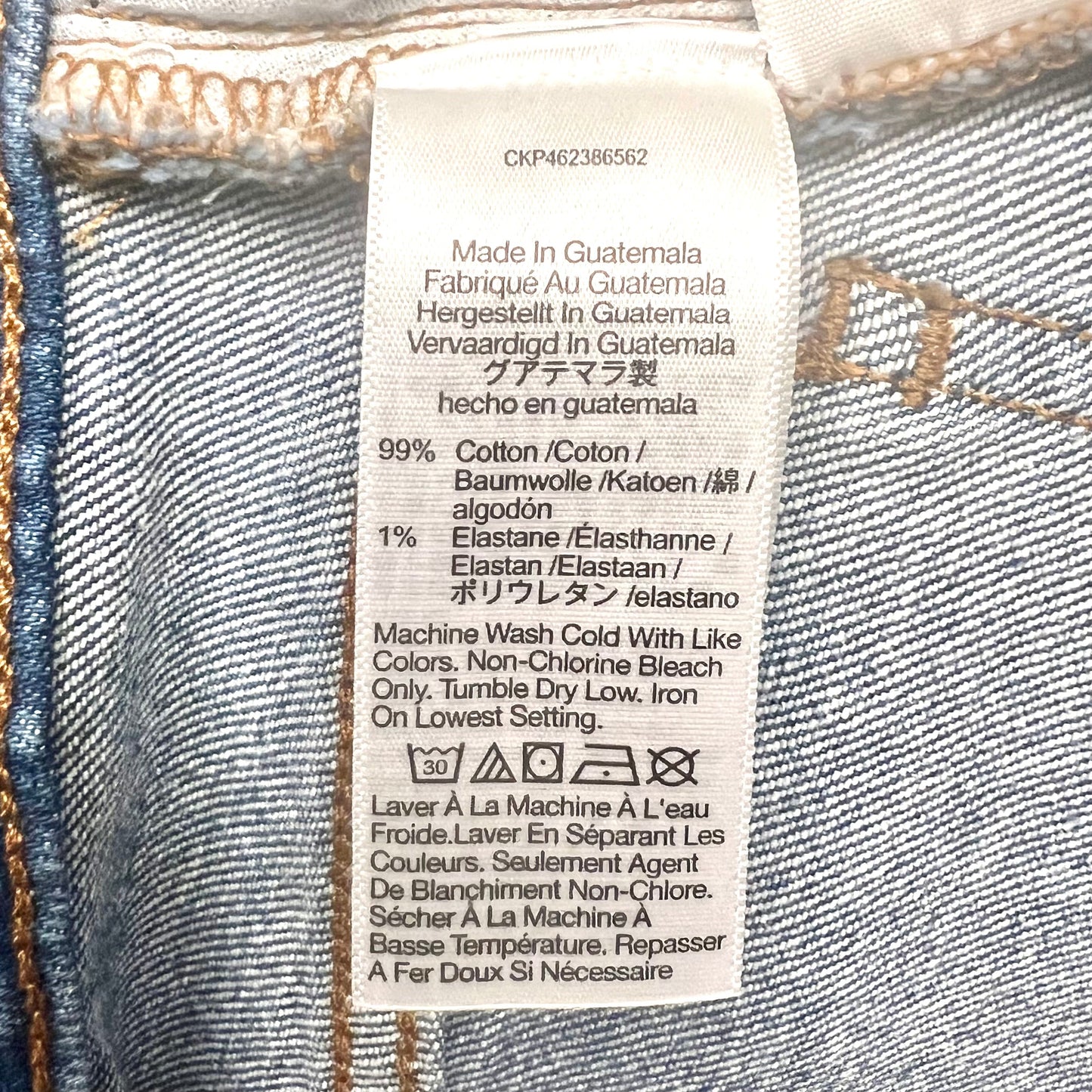 Jeans Straight By Madewell In Blue Denim, Size: 0