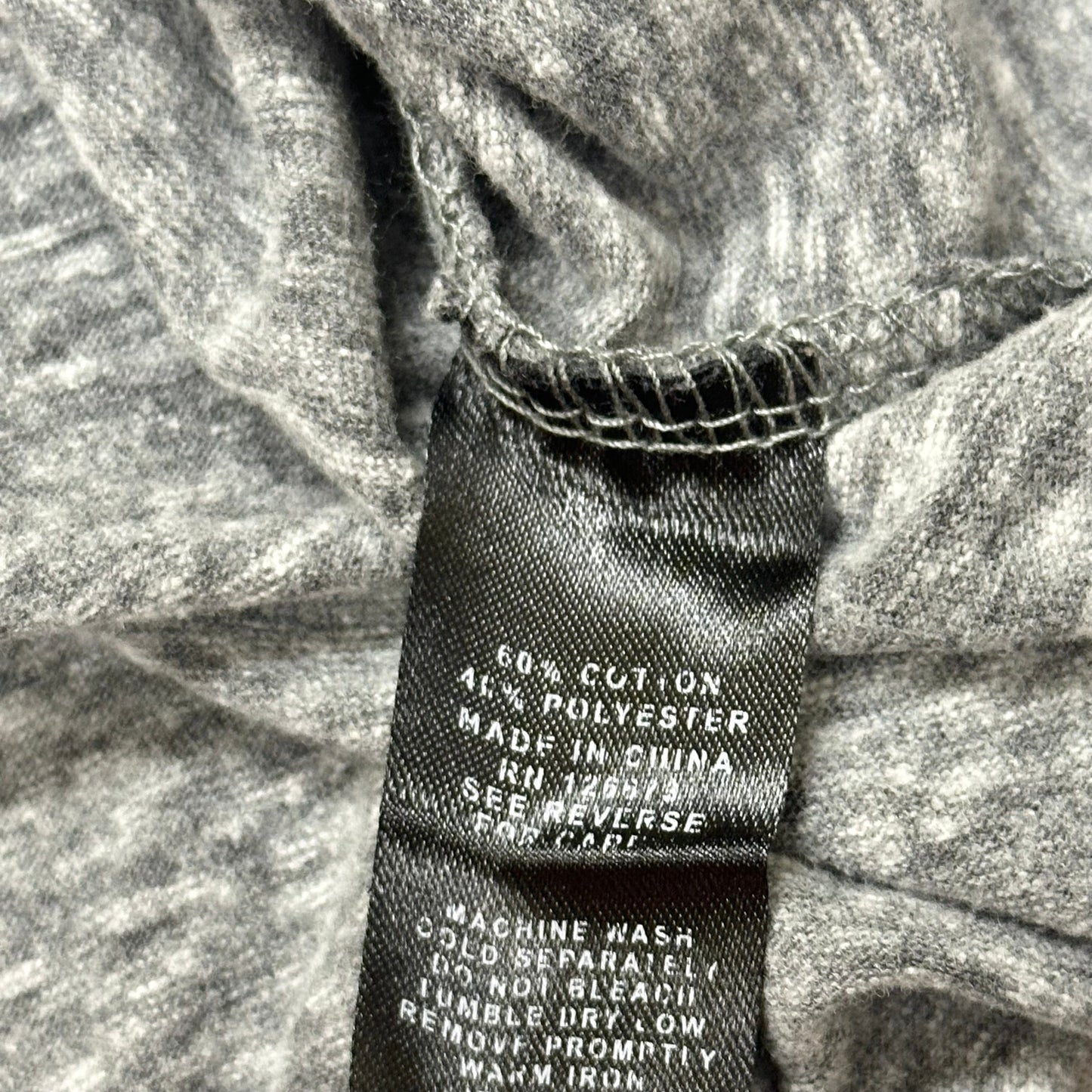 Top Short Sleeve In Blue & Grey, Size: S