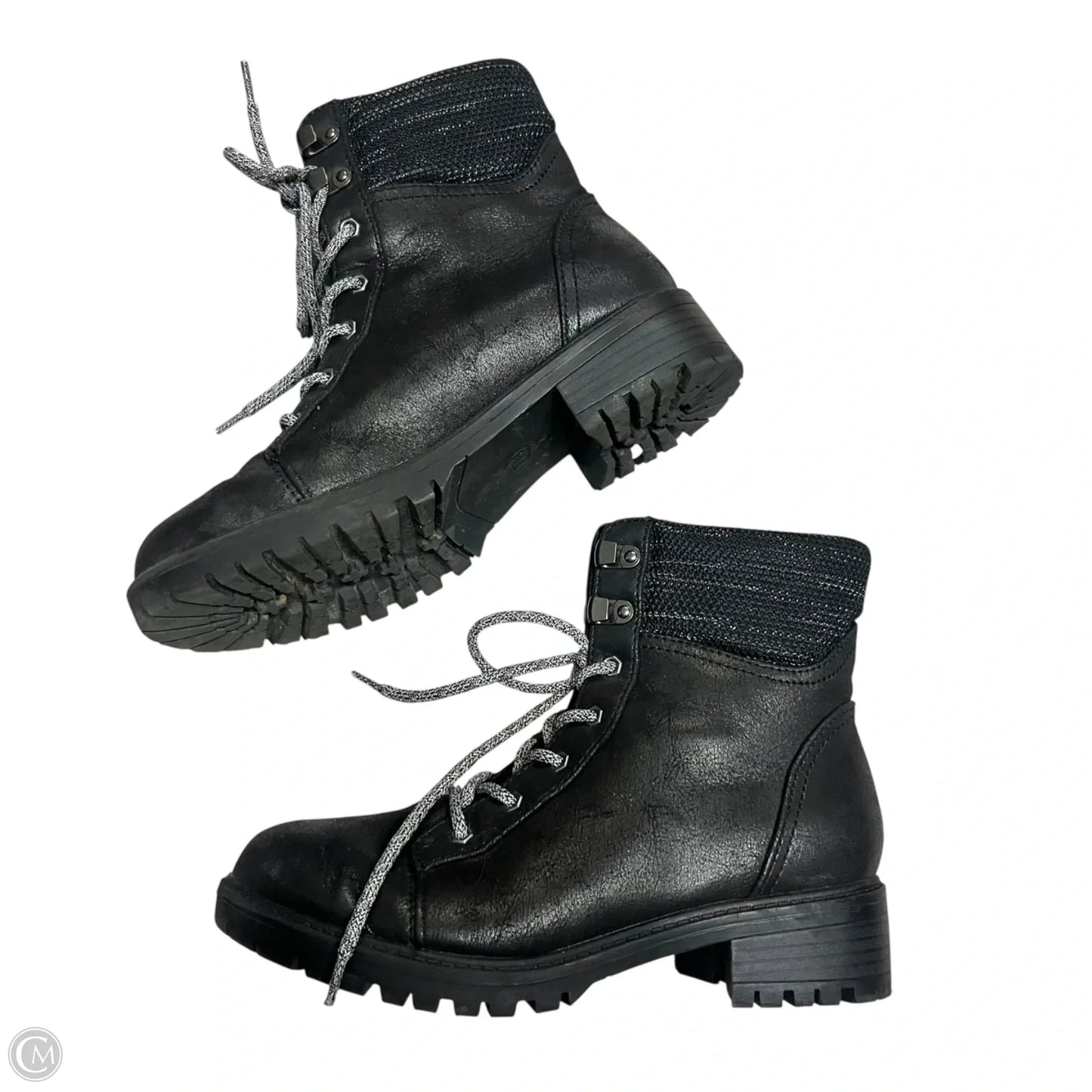 Boots Combat By Universal Thread In Black, Size: 7.5