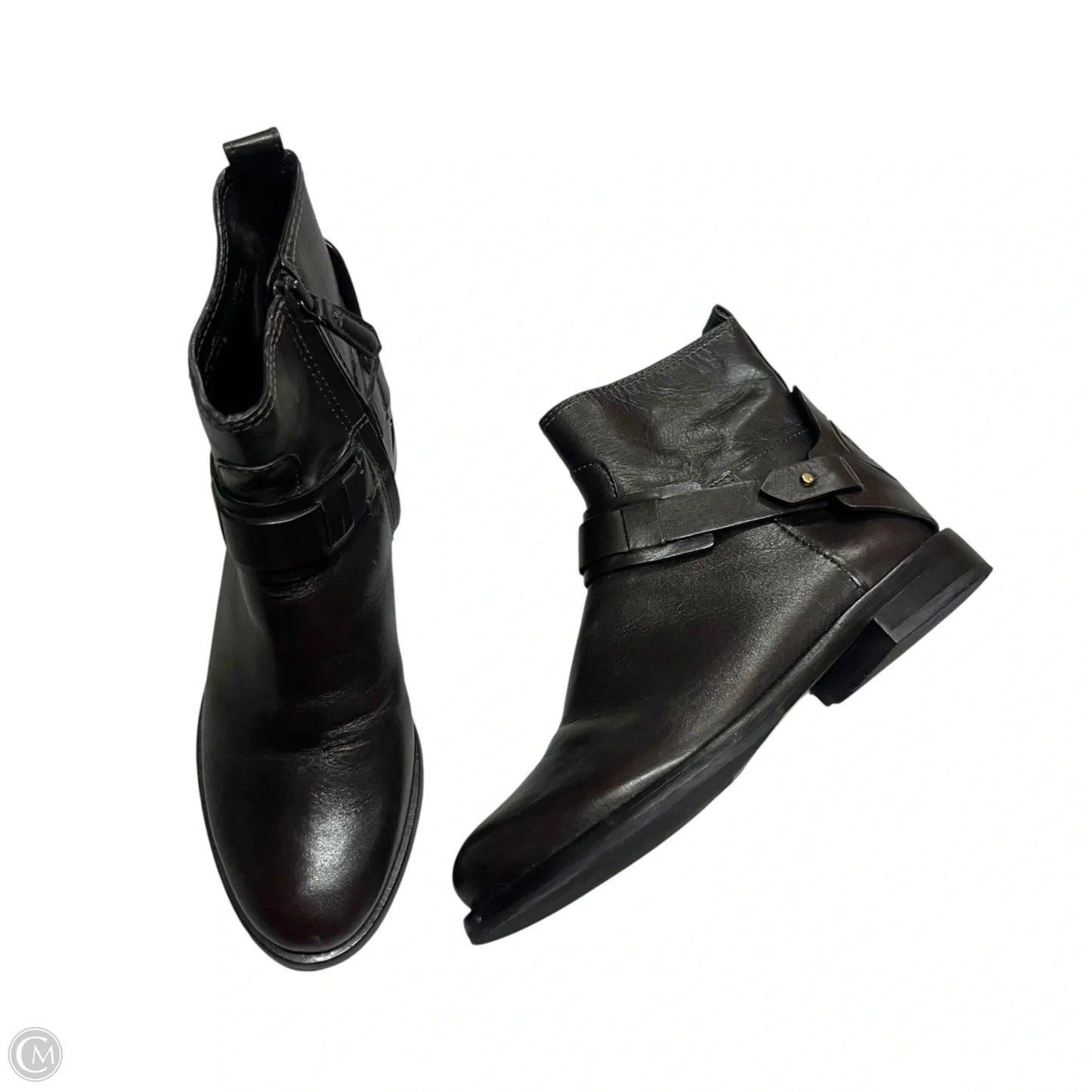 Boots Designer By Tory Burch In Brown, Size: 5.5