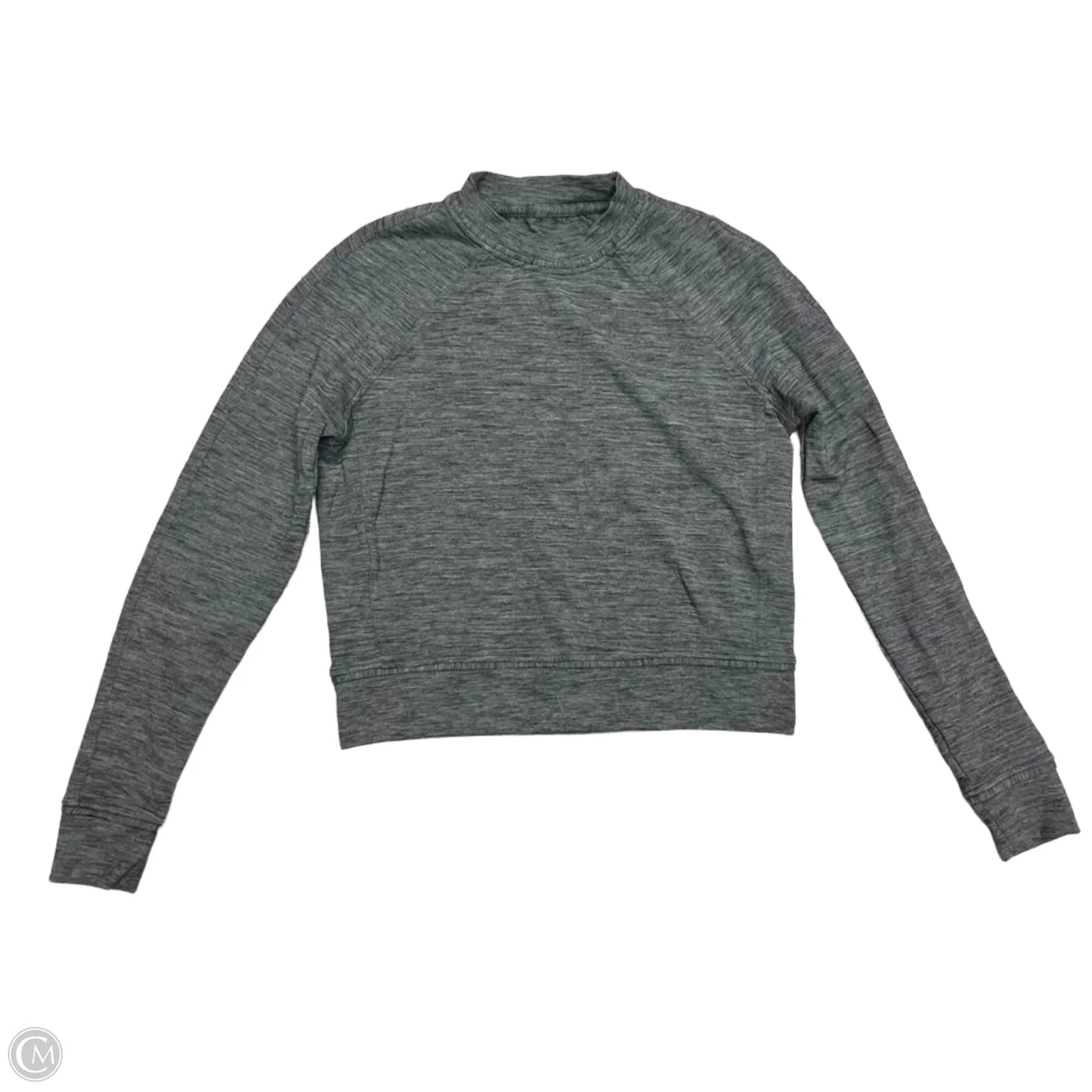Athletic Sweatshirt Crewneck By Lululemon In Grey, Size: S