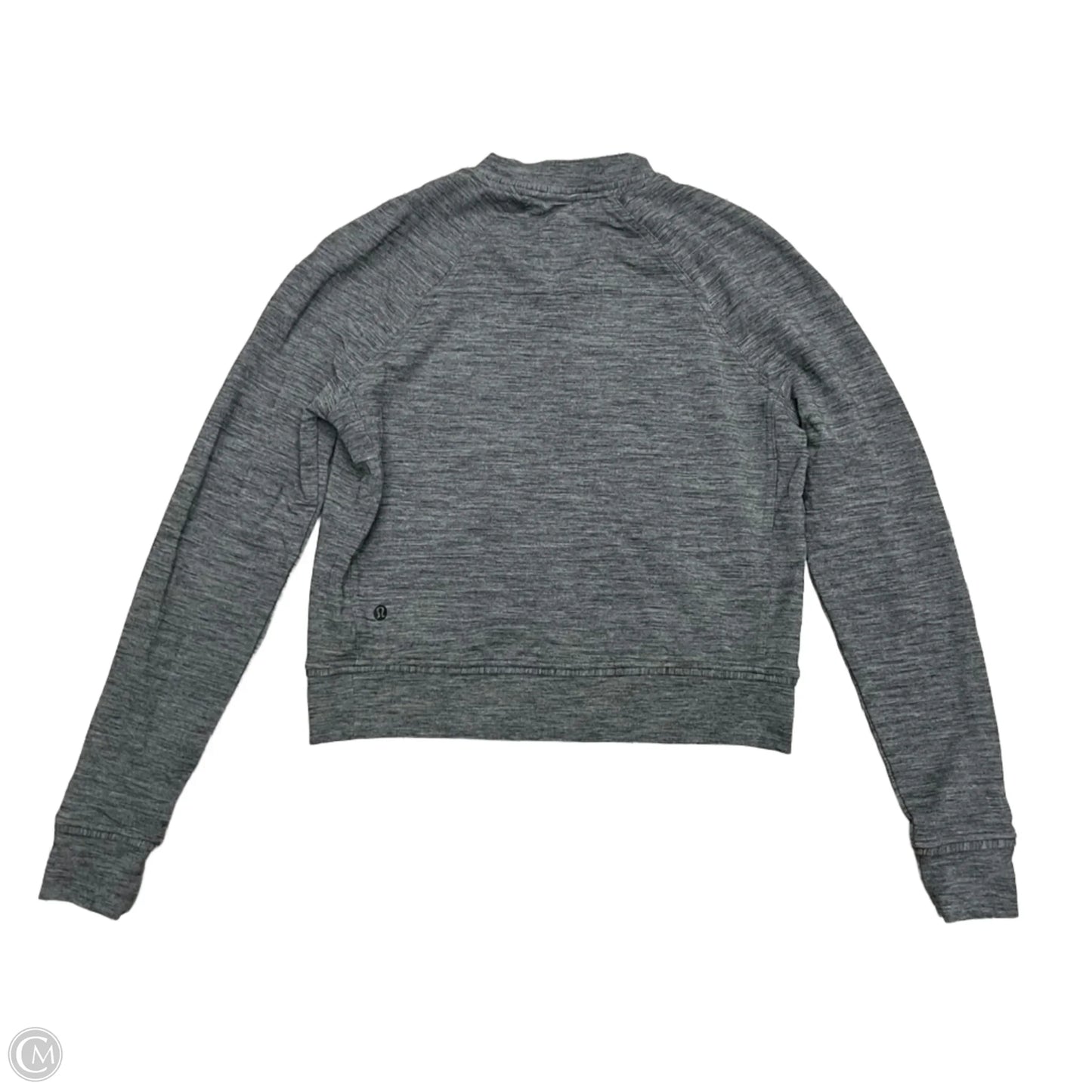 Athletic Sweatshirt Crewneck By Lululemon In Grey, Size: S