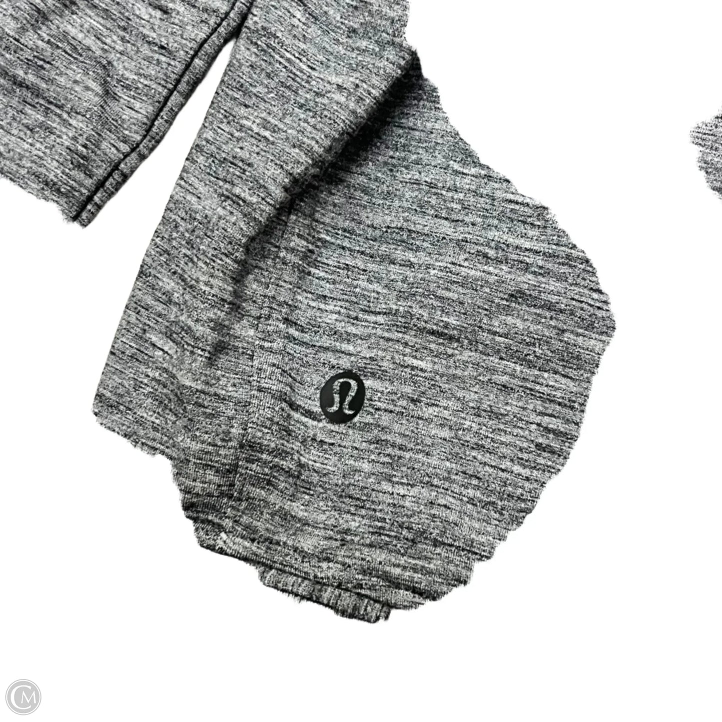 Athletic Sweatshirt Crewneck By Lululemon In Grey, Size: S