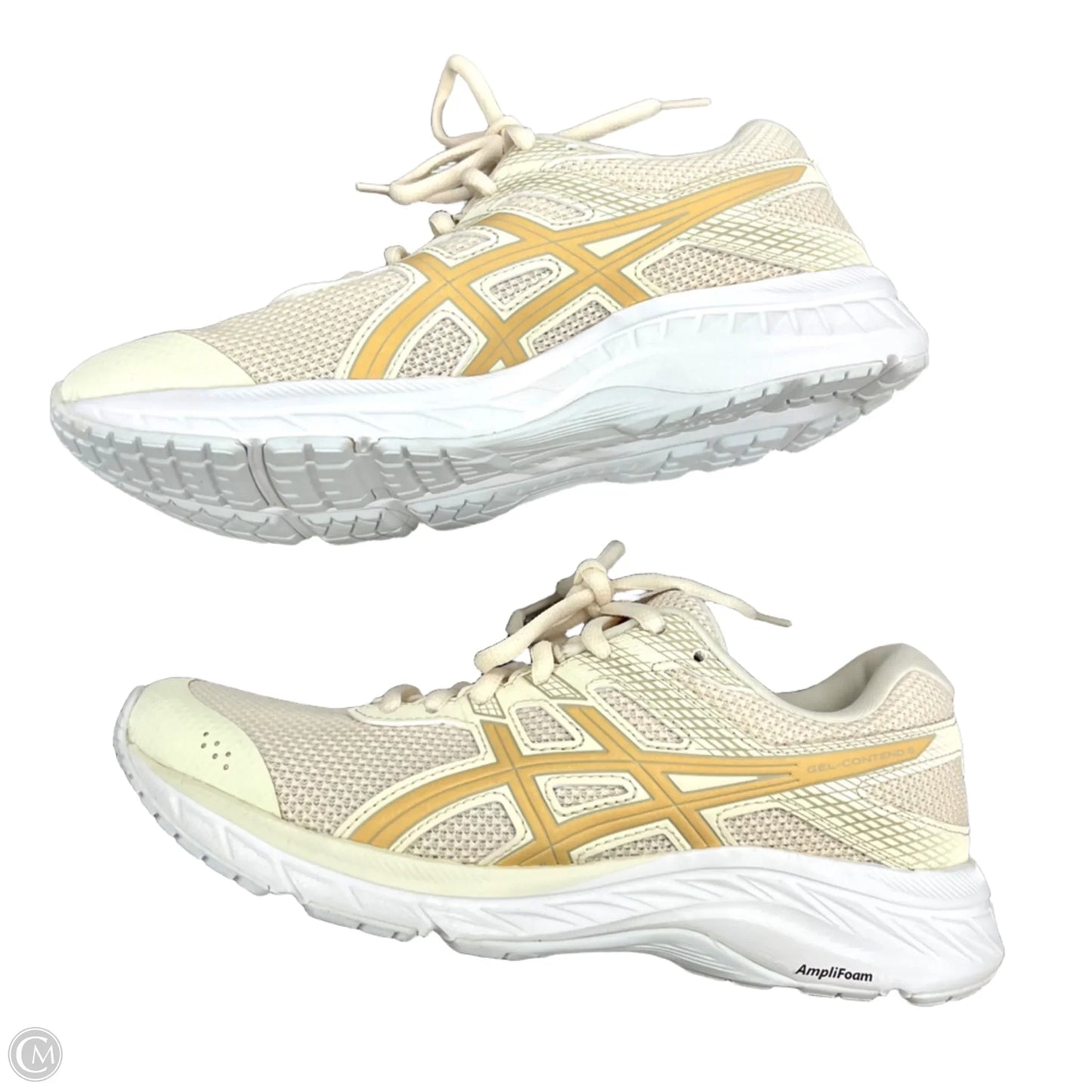 Shoes Athletic By Asics In Cream, Size: 7.5