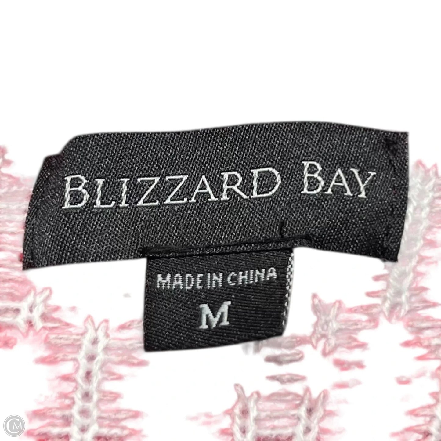 Sweater By Blizzarde Bay In Red & White, Size: M