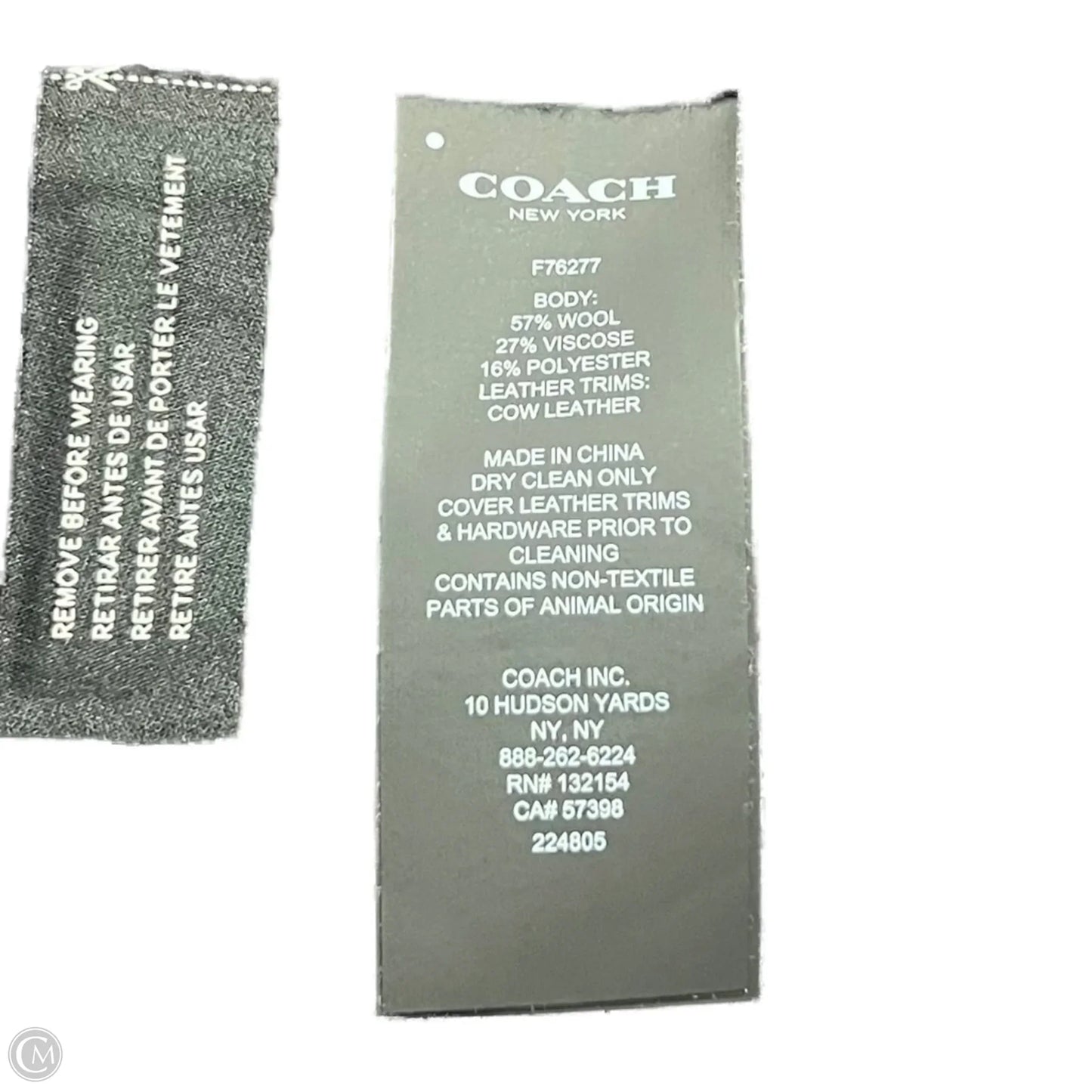 Shawl Designer By Coach In Red, Size: Xs