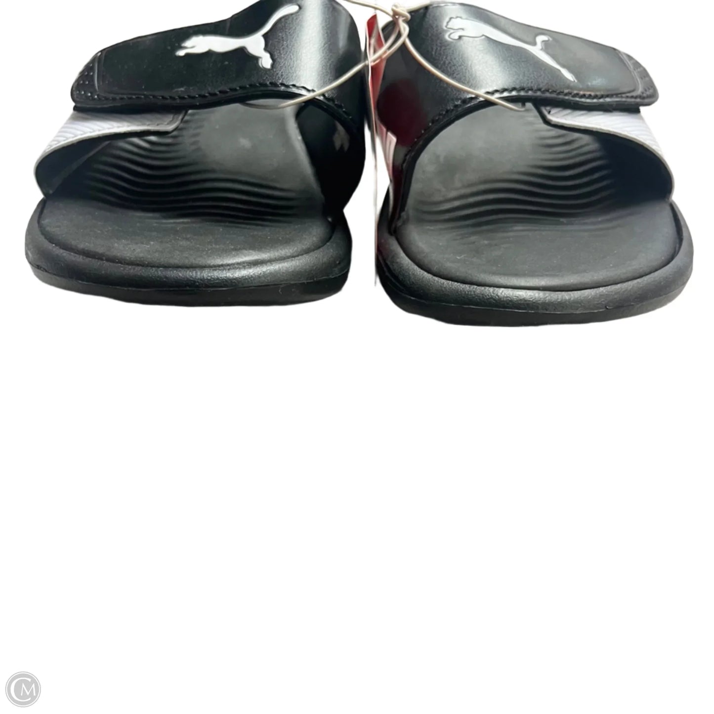 Sandals Flats By Puma In Black, Size: 8