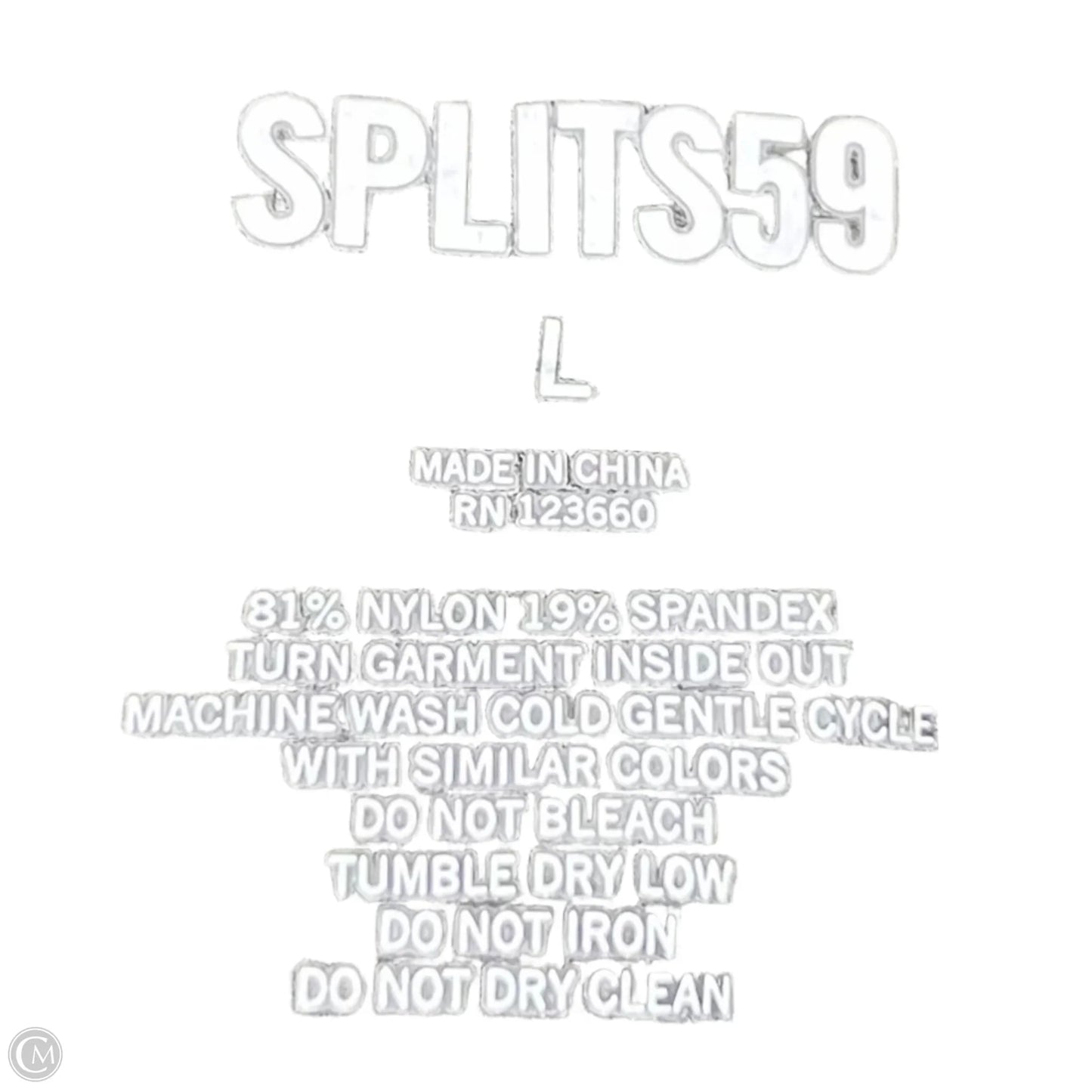 Athletic Leggings By Splits59 In Green, Size: 12