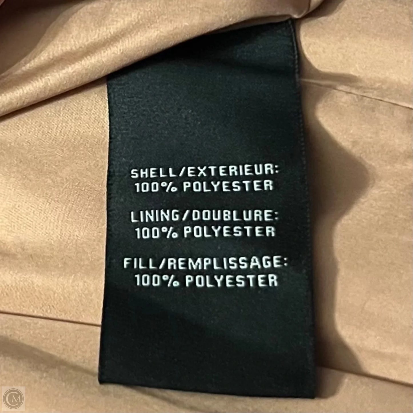 Coat Puffer & Quilted By Bagatelle In Tan, Size: 2x