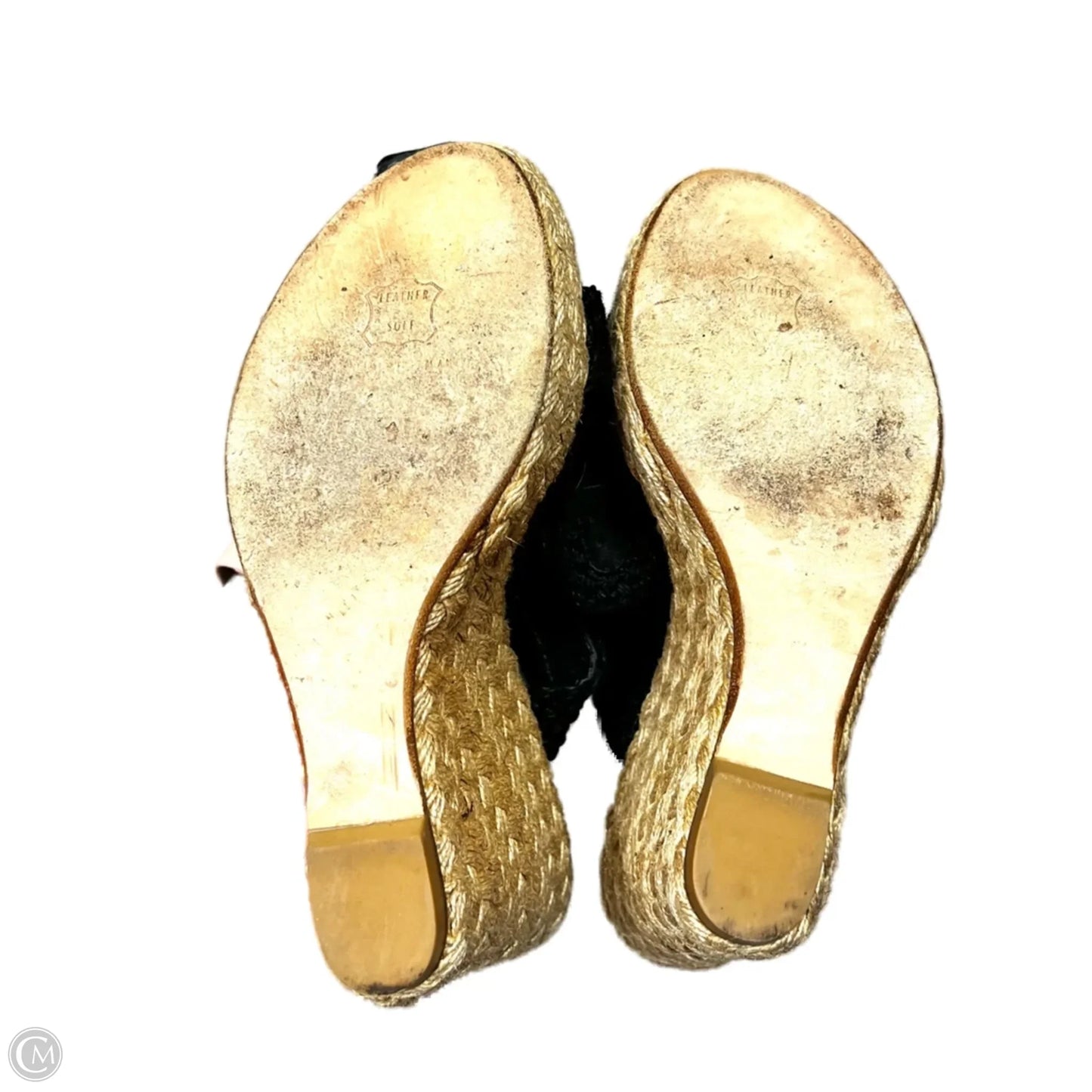 Sandals Designer By Stuart Weitzman In Black, Size: 9.5