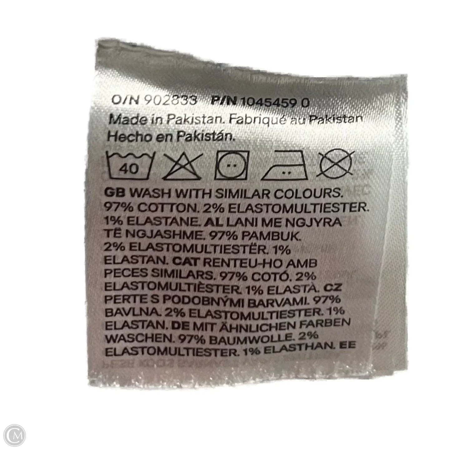 Jeans Flared By H&m In Blue Denim, Size: 2