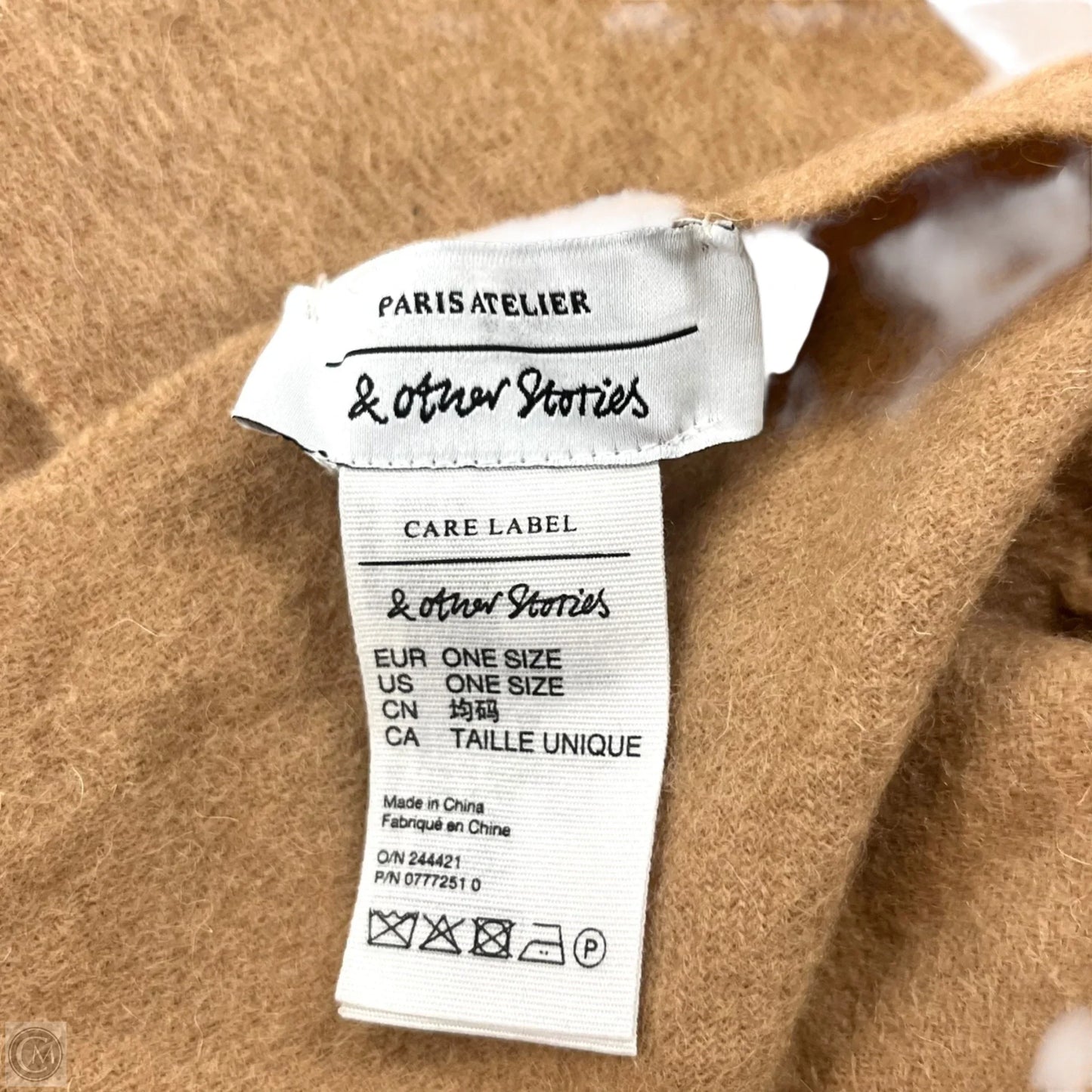 Scarf Winter By Paris Atelier & Other Stories In Tan