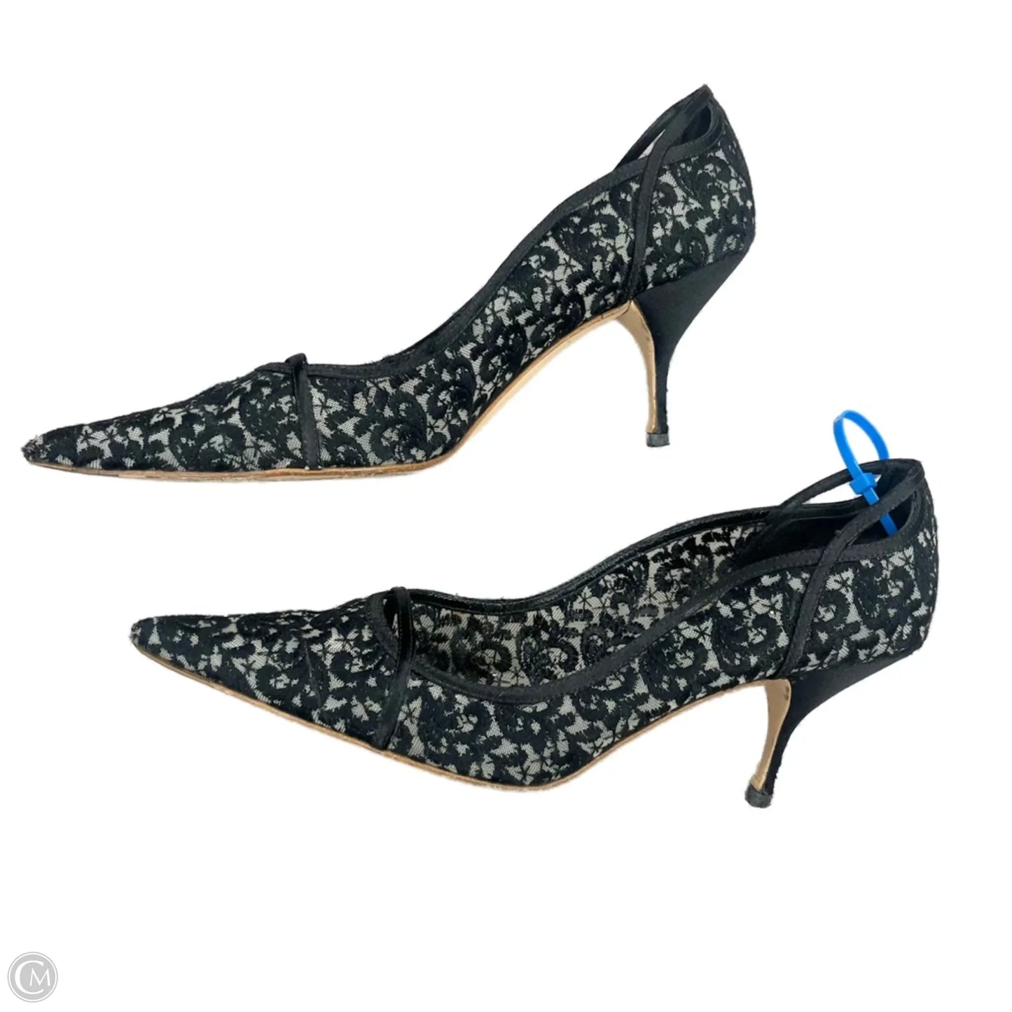 Shoes Luxury Designer By Miu Miu In Black, Size: 10.5