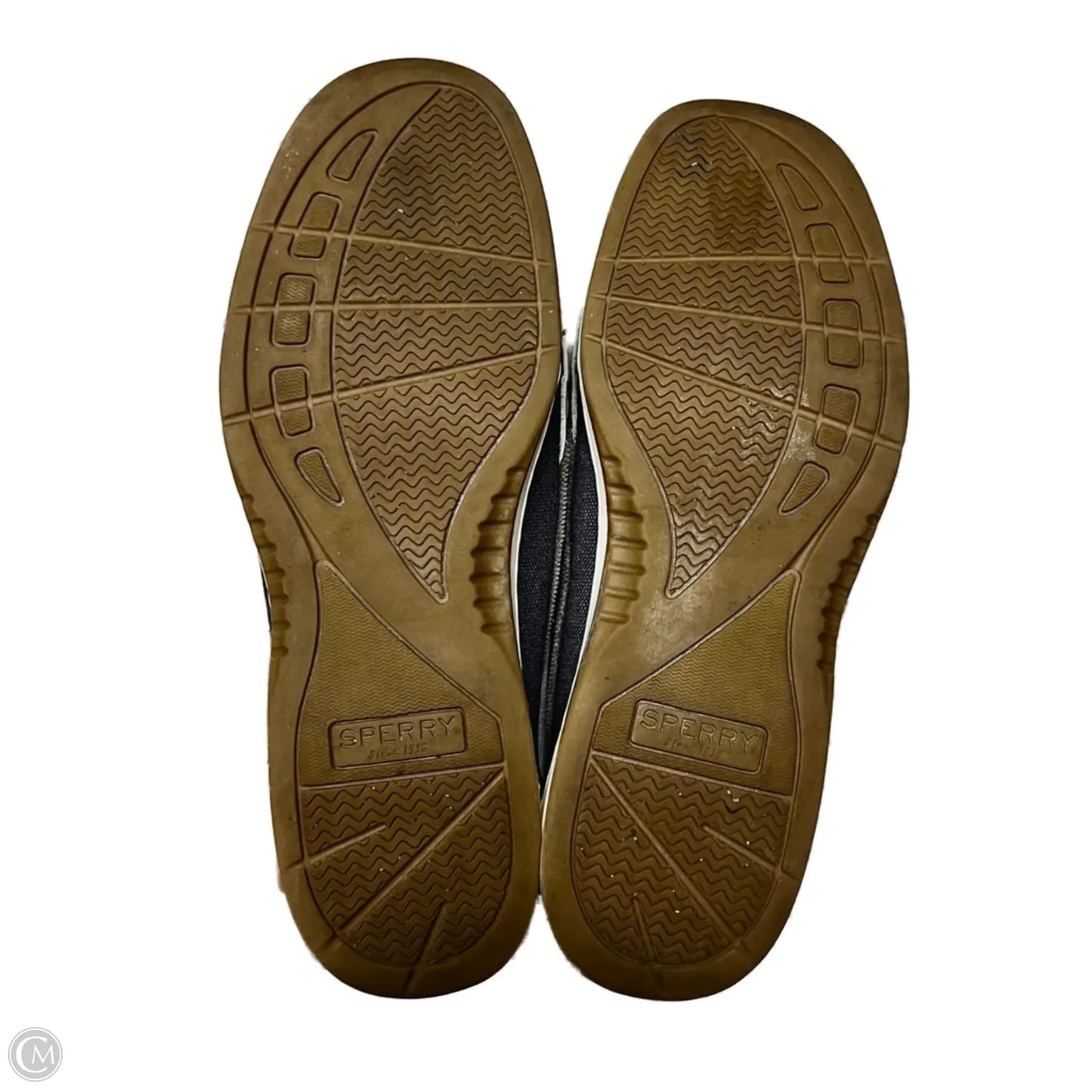 Shoes Flats By Sperry In Blue & Grey, Size: 6.5