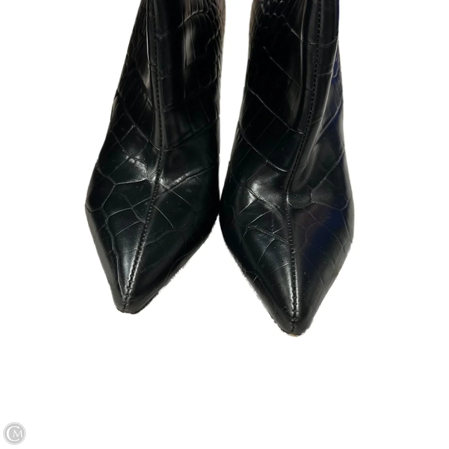 Boots Knee Heels By Missguided In Black, Size: 5