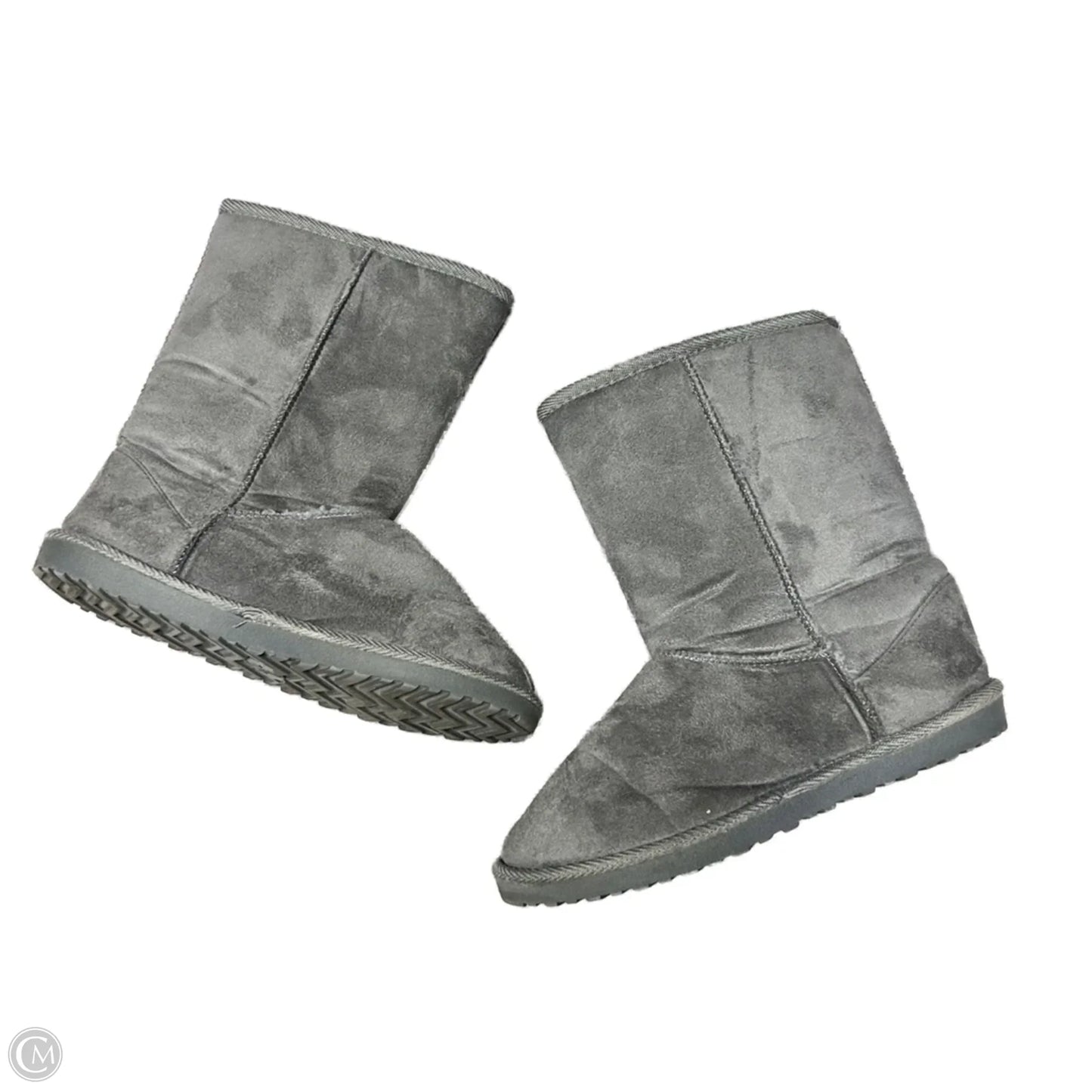 Boots Ankle Flats By Eskis In Grey, Size: 8