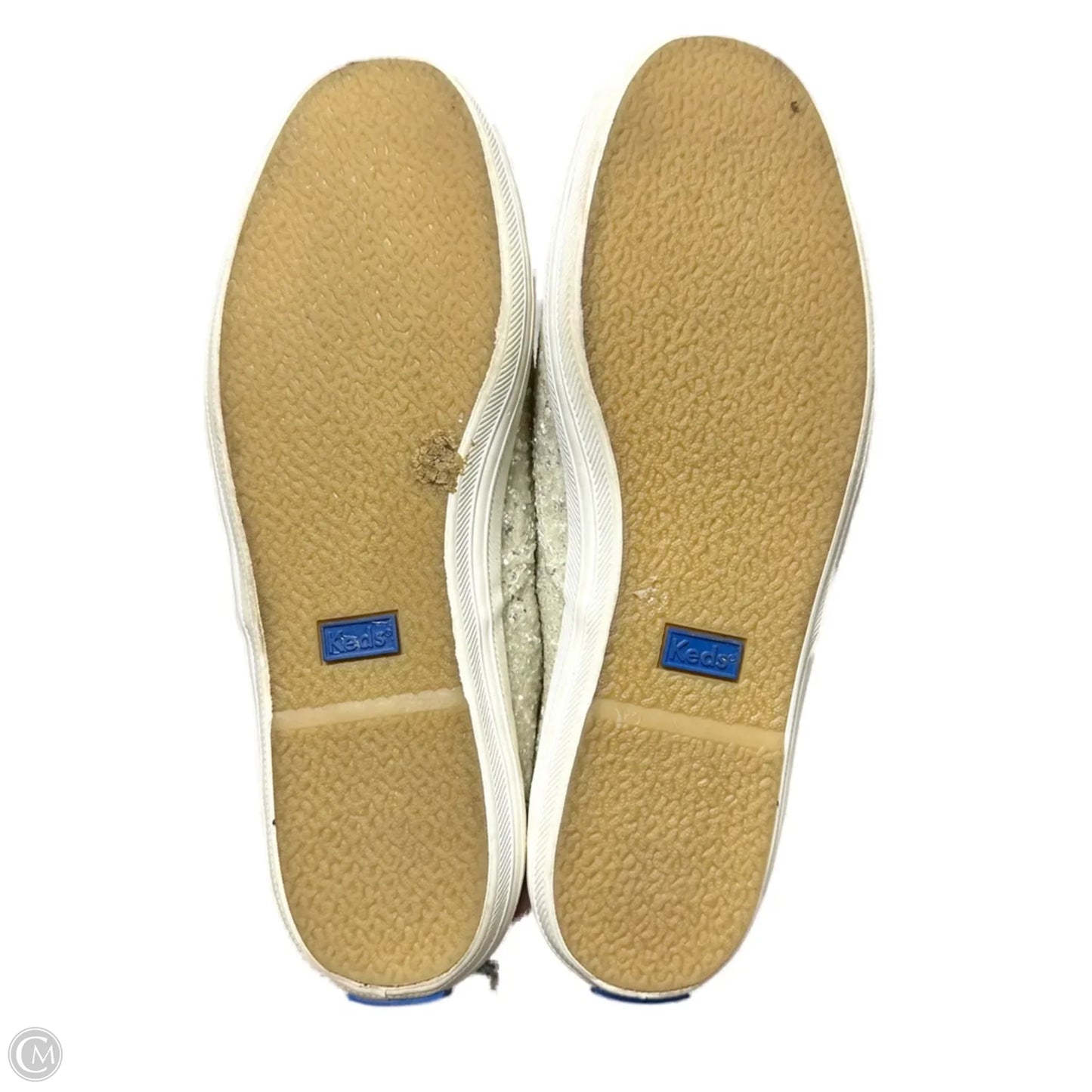 Shoes Designer By Kate Spade In Silver, Size: 7