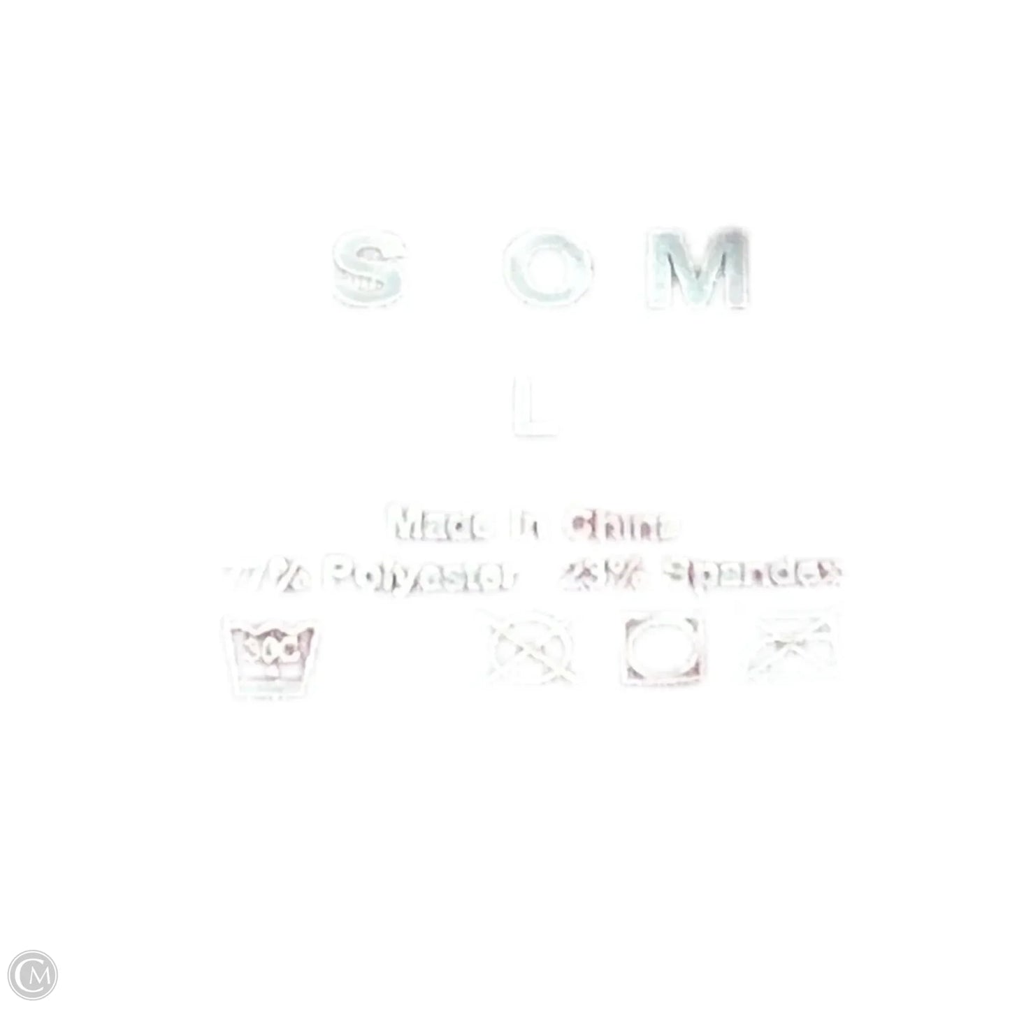 Athletic Leggings By Som In Brown, Size: 12