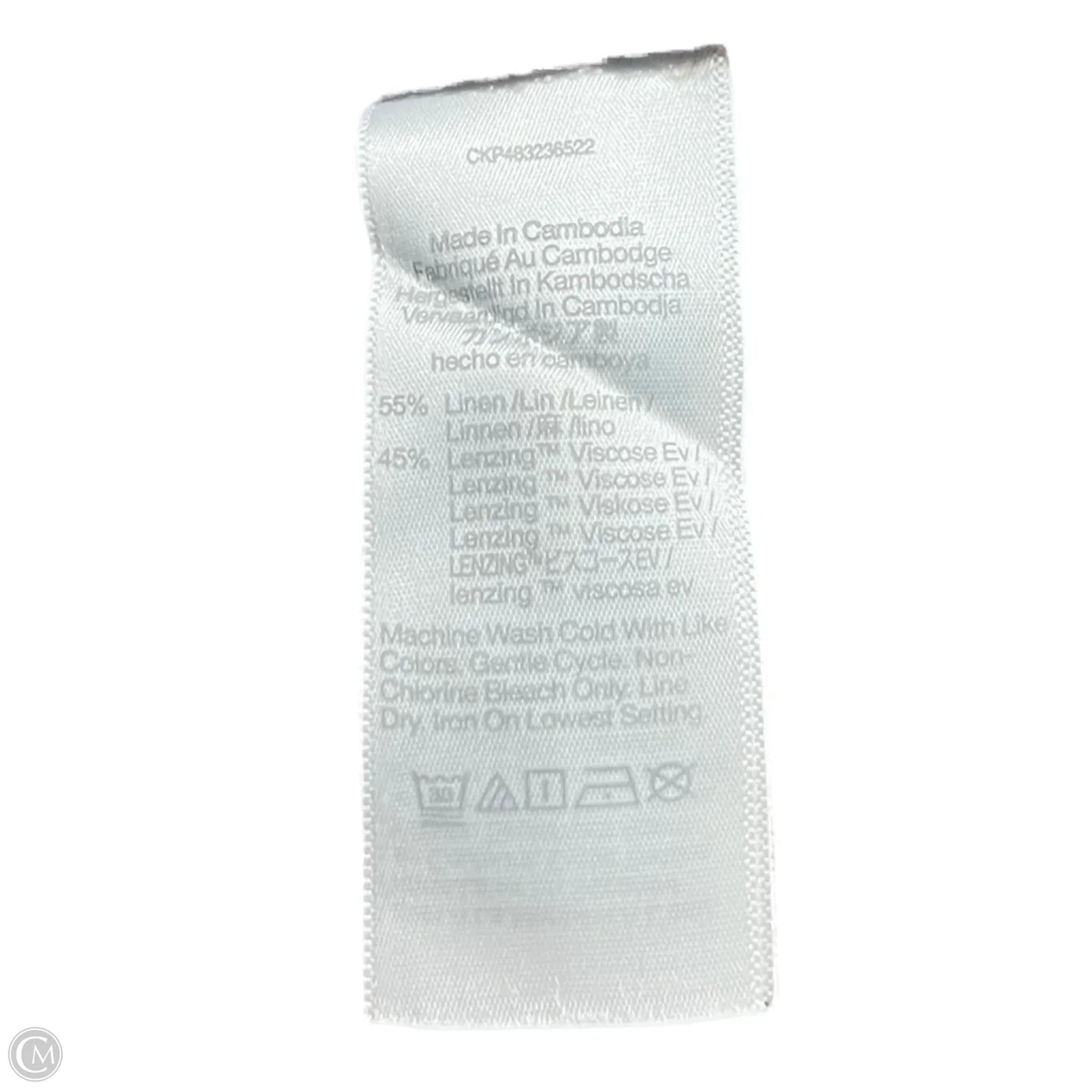 Pants Linen By Madewell In Brown, Size: 14