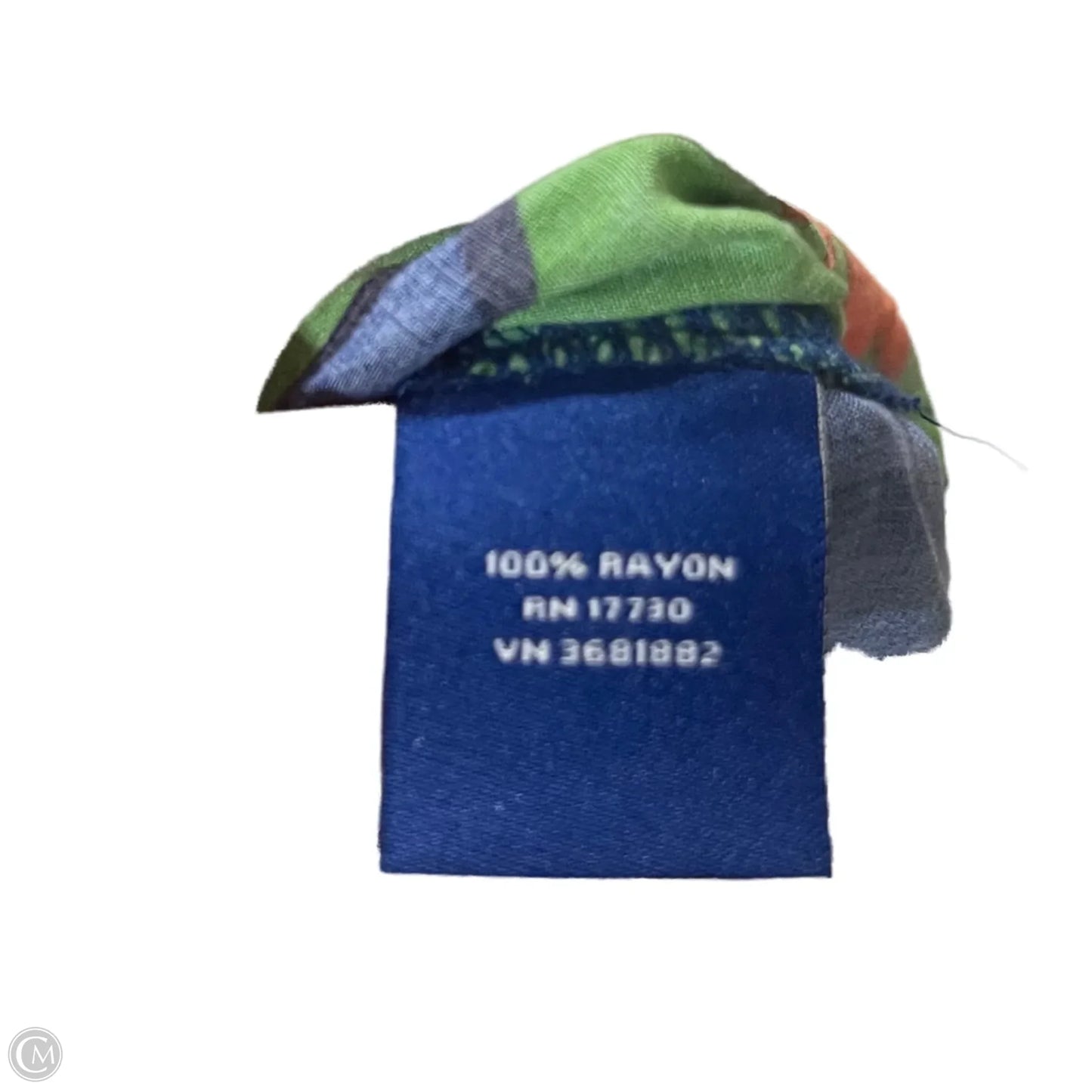 Tunic Sleeveless By Target x Marimekko In Blue & Orange, Size: L