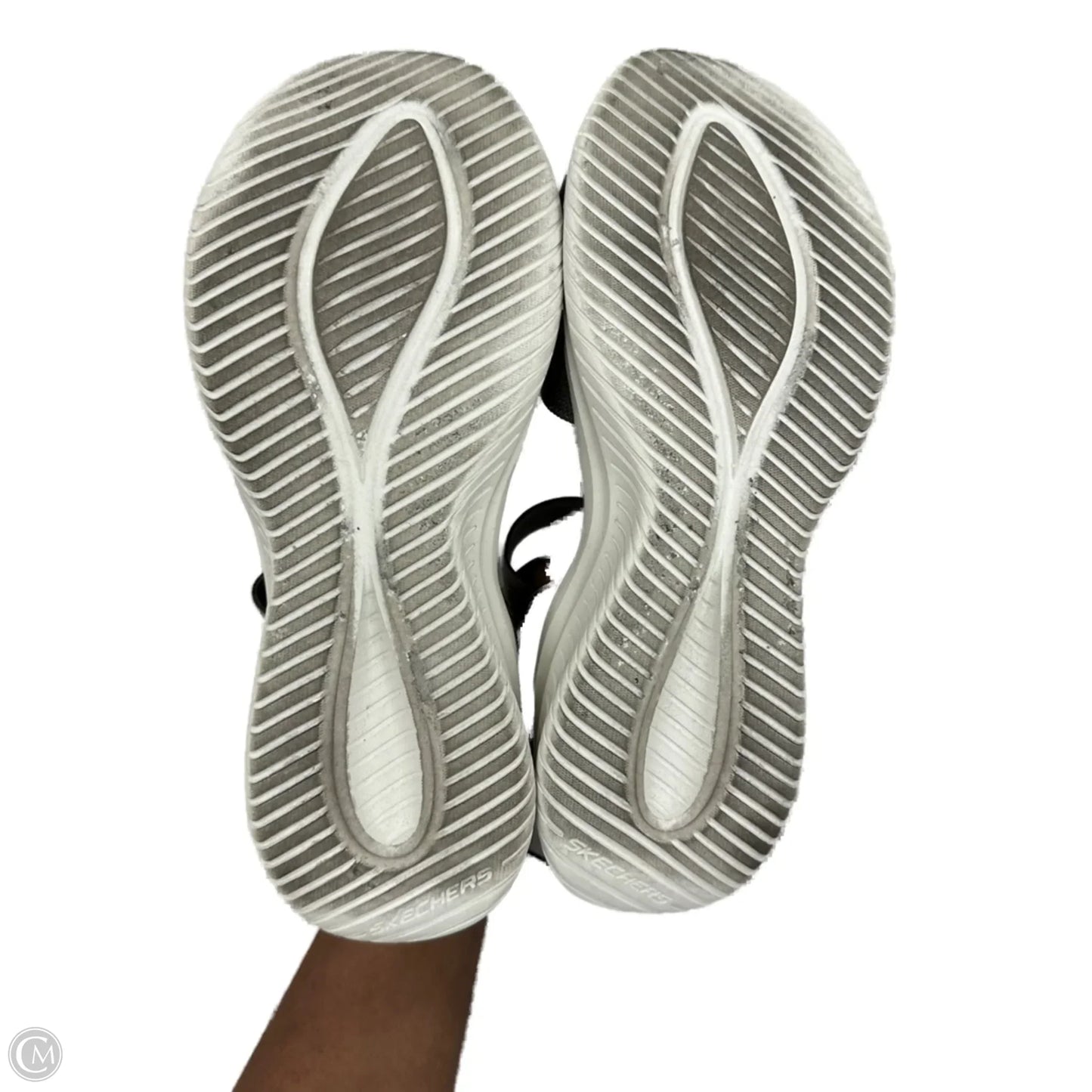 Sandals Heels Platform By Skechers In Taupe, Size: 9