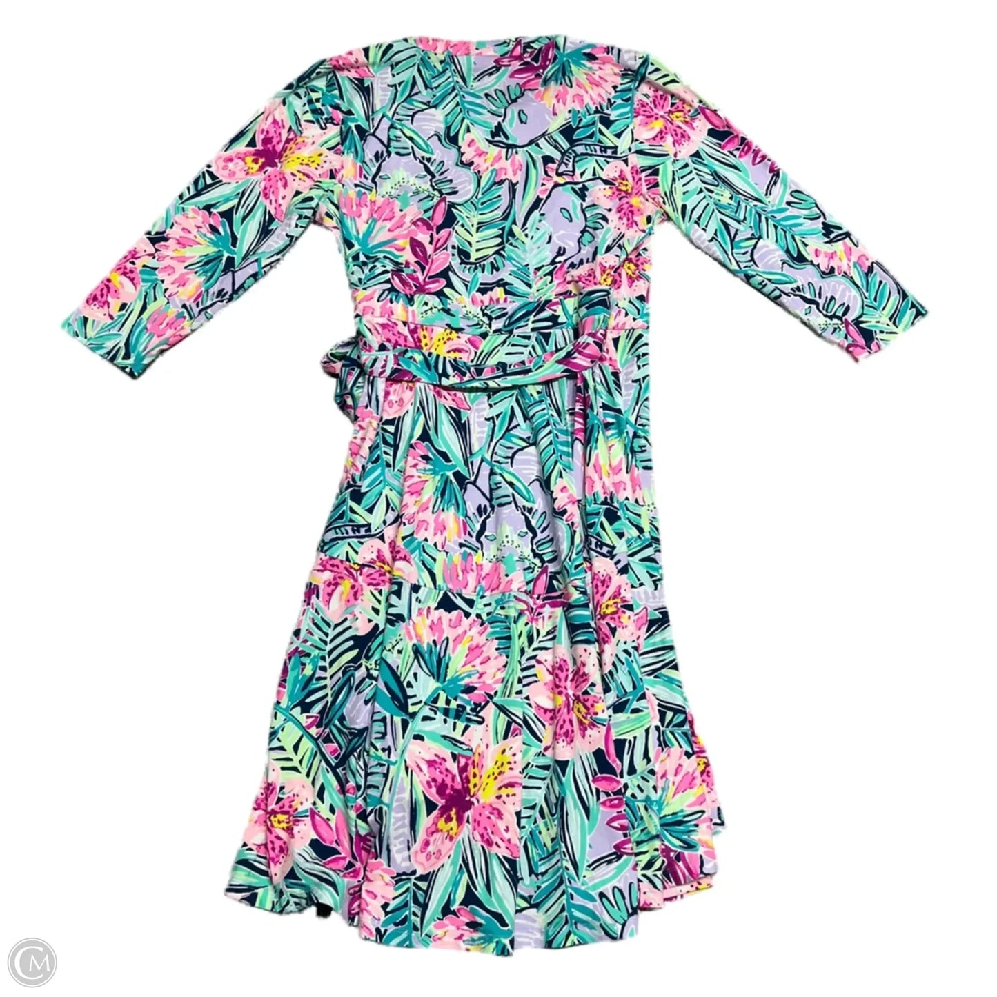 Dress Designer By Lilly Pulitzer In Blue & Pink, Size: Xl